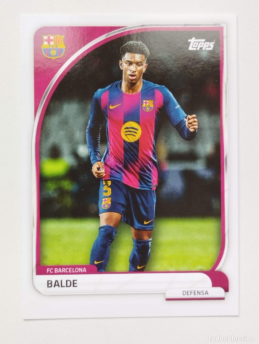 Cromos de f&uacute;tbol: CROMO CARD TOPPS COLLECTOR TIN SET 2025 FC BARCELONA 5 ALEJANDRO BALDE