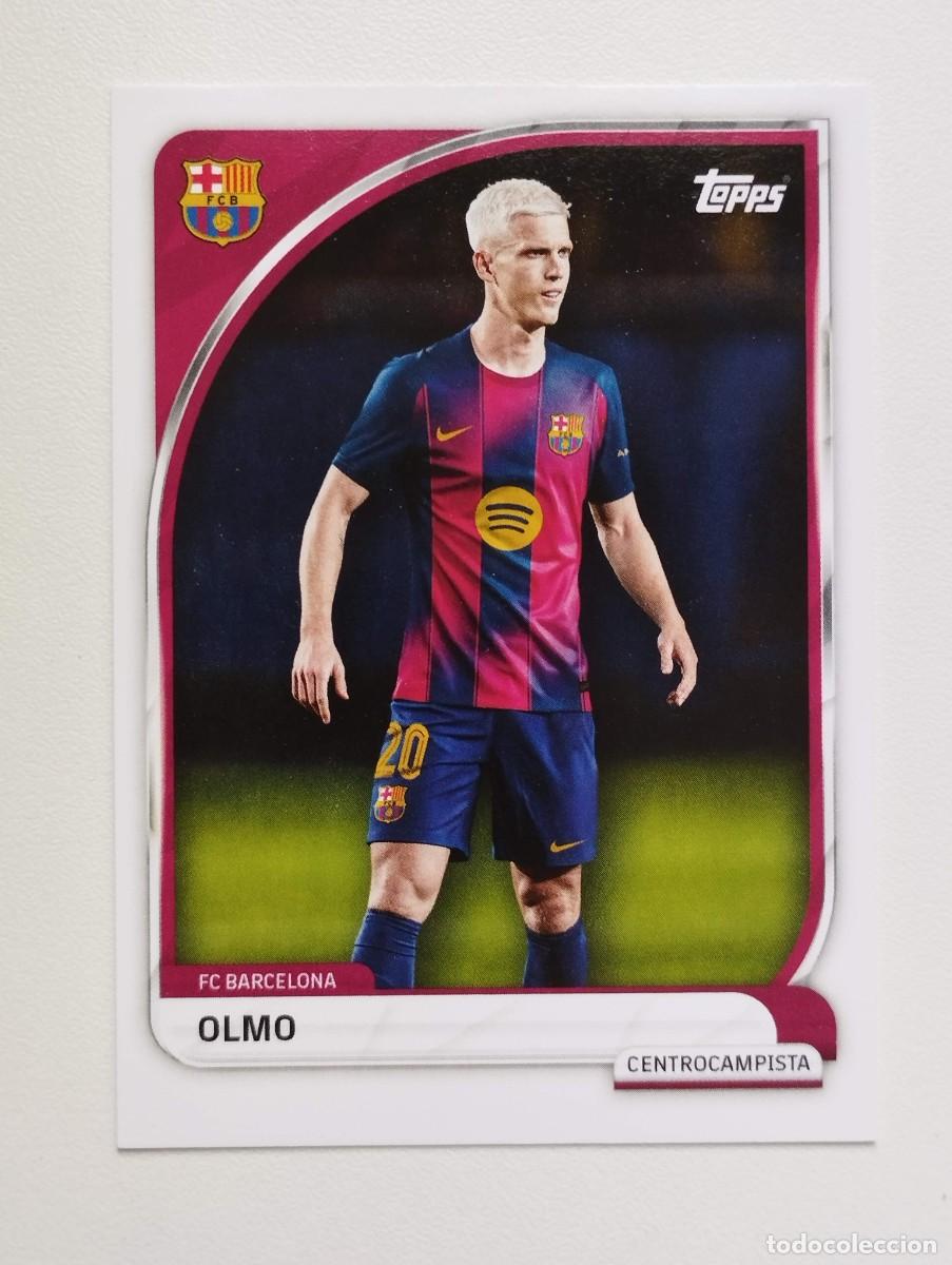 Cromos de f&uacute;tbol: CROMO CARD TOPPS COLLECTOR TIN SET 2025 FC BARCELONA 8 DANI OLMO