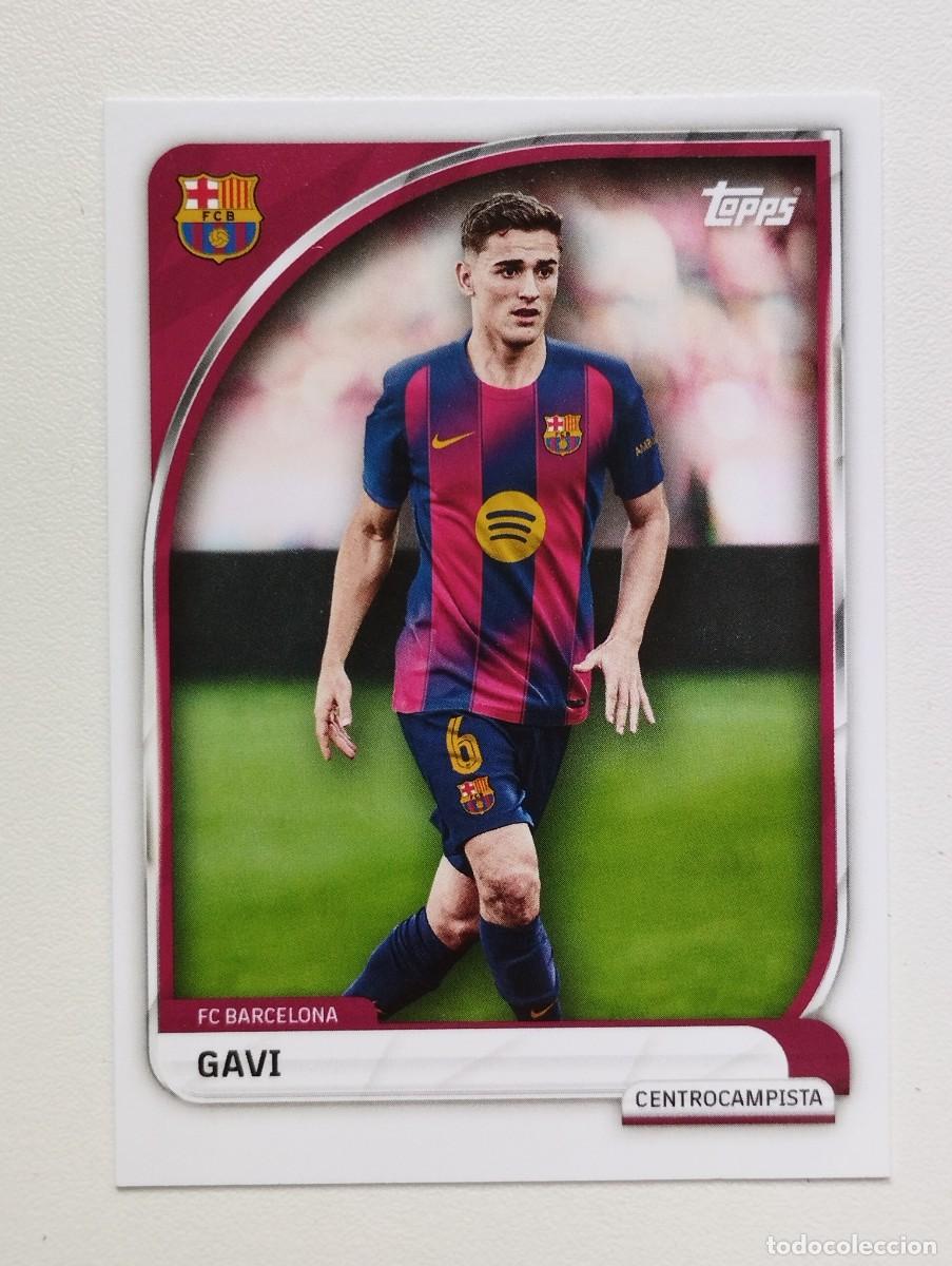 Cromos de f&uacute;tbol: CROMO CARD TOPPS COLLECTOR TIN SET 2025 FC BARCELONA 9 GAVI