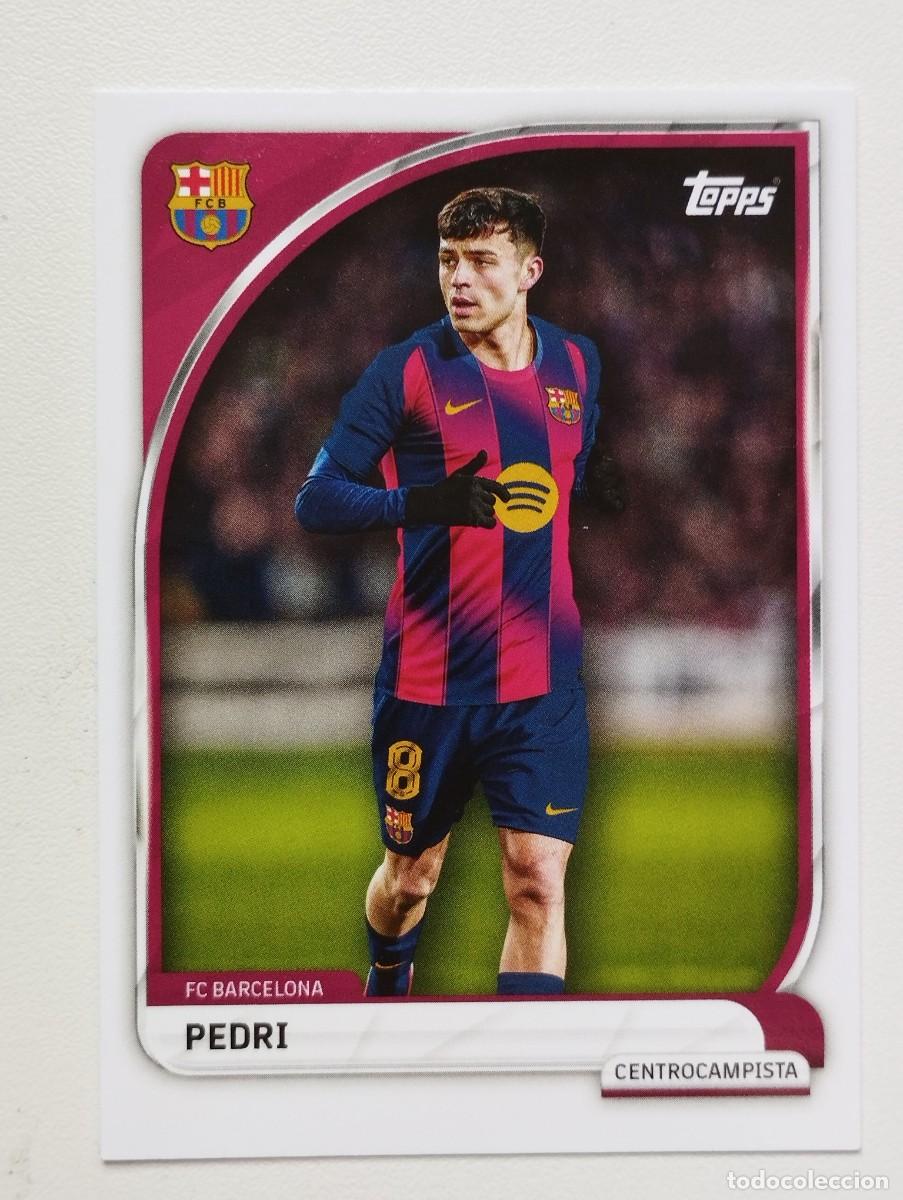 Cromos de f&uacute;tbol: CROMO CARD TOPPS COLLECTOR TIN SET 2025 FC BARCELONA 10 PEDRI