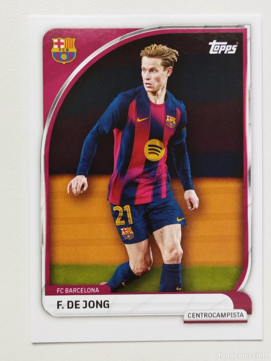 Cromos de f&uacute;tbol: CROMO CARD TOPPS COLLECTOR TIN SET 2025 FC BARCELONA 11 FRENKIE DE JONG
