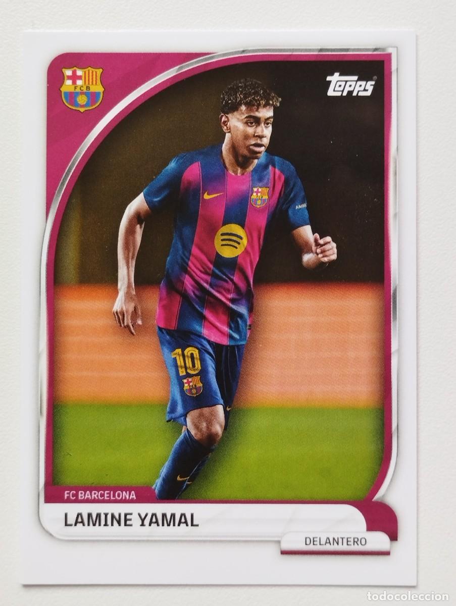 Cromos de f&uacute;tbol: CROMO CARD TOPPS COLLECTOR TIN SET 2025 FC BARCELONA 19 LAMINE YAMAL