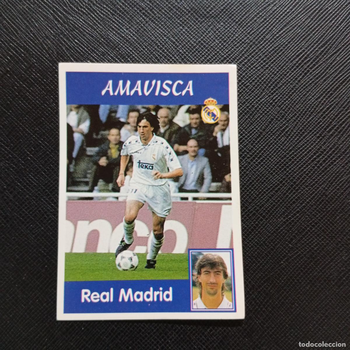 Cromos de f&uacute;tbol: 12 AMAVISCA REAL MADRID PANINI 1997 1998 CROMO 97 98 FUTBOL - SIN PEGAR - A95 PG397
