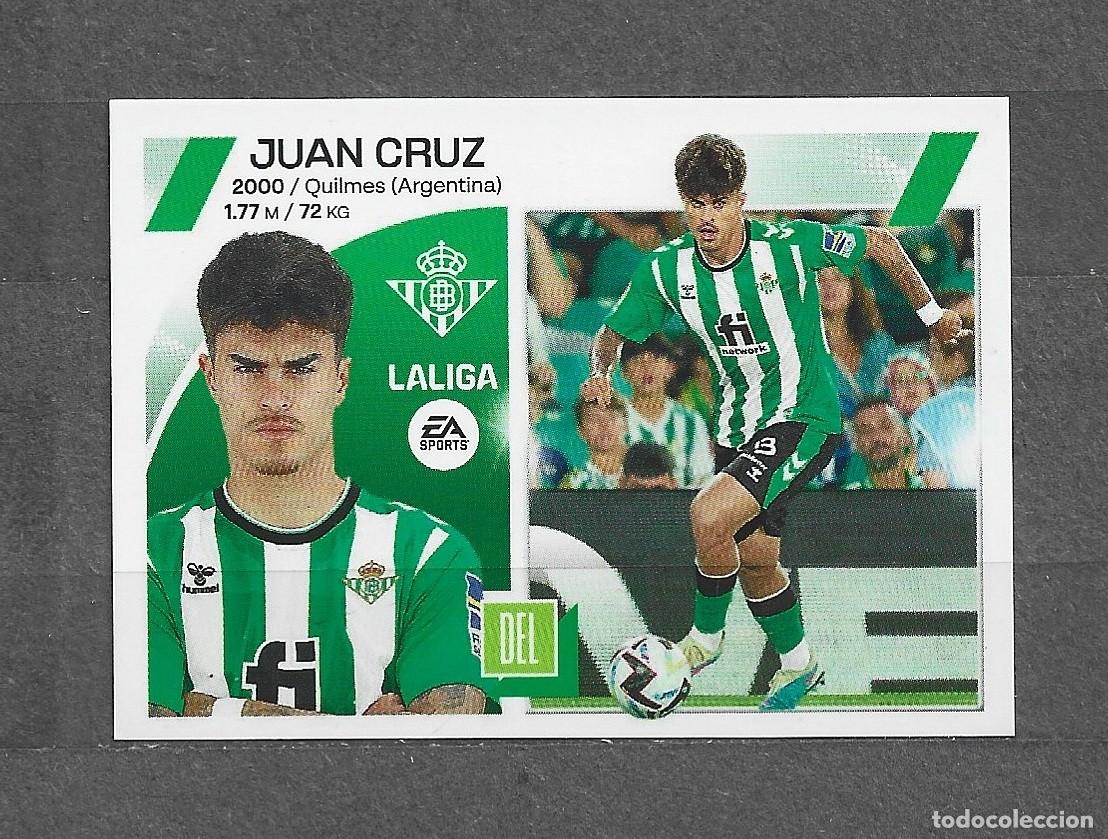 Cromos de f&uacute;tbol: Liga este 23/24 - Juan Cruz - N&ordm; 17b - Real Betis