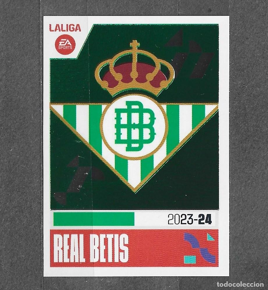 Cromos de f&uacute;tbol: Liga este 23/24 - Escudo - N&ordm; 1 - Real Betis