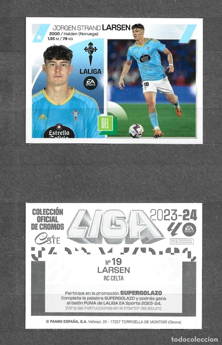 Cromos de f&uacute;tbol: Liga este 23/24 - Larsen - N&ordm; 19 - RC Celta