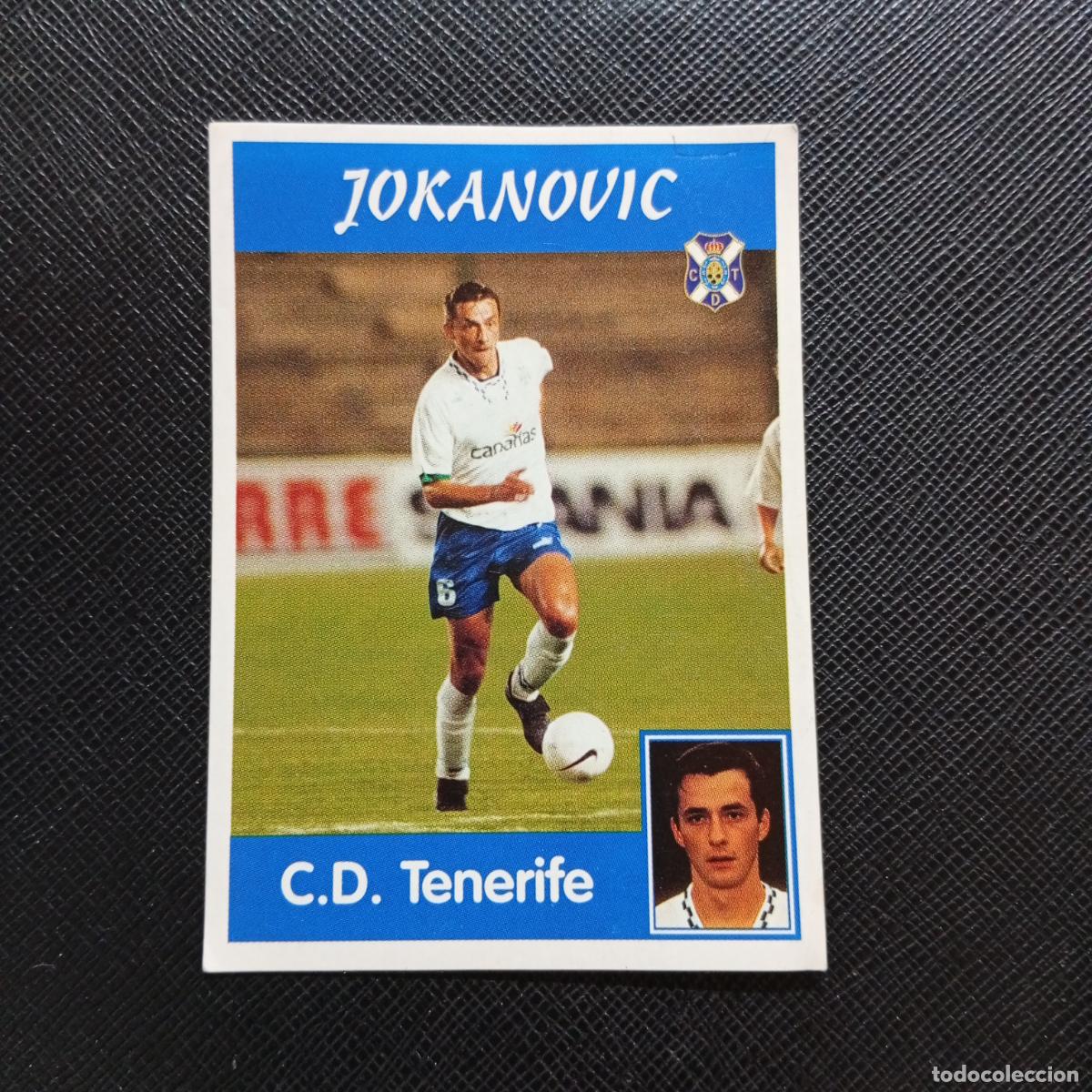 Cromos de f&uacute;tbol: 152 JOKANOVIC TENERIFE PANINI 1997 1998 CROMO 97 98 FUTBOL - SIN PEGAR - A95 PG424