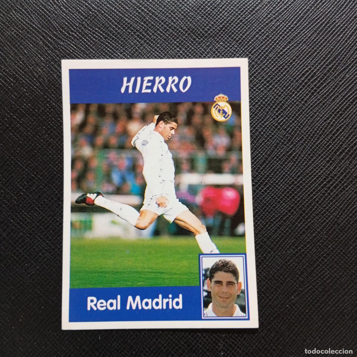 Cromos de f&uacute;tbol: 3 HIERRO REAL MADRID PANINI 1997 1998 CROMO 97 98 FUTBOL - SIN PEGAR - A95 PG442
