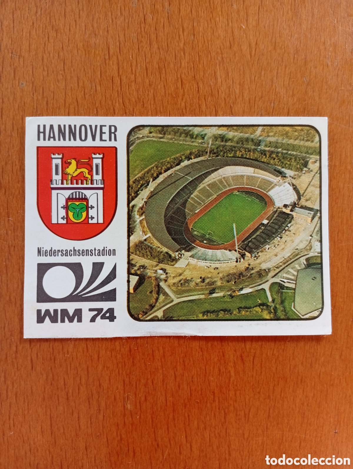 Figurine di Calcio: MUNICH 74 - N&ordm; 78 ESTADIO NIEDERSACHSENSTADION HANNOVER - PANINI - CAMPEONATO MUNDIAL DE FUTBOL 1974
