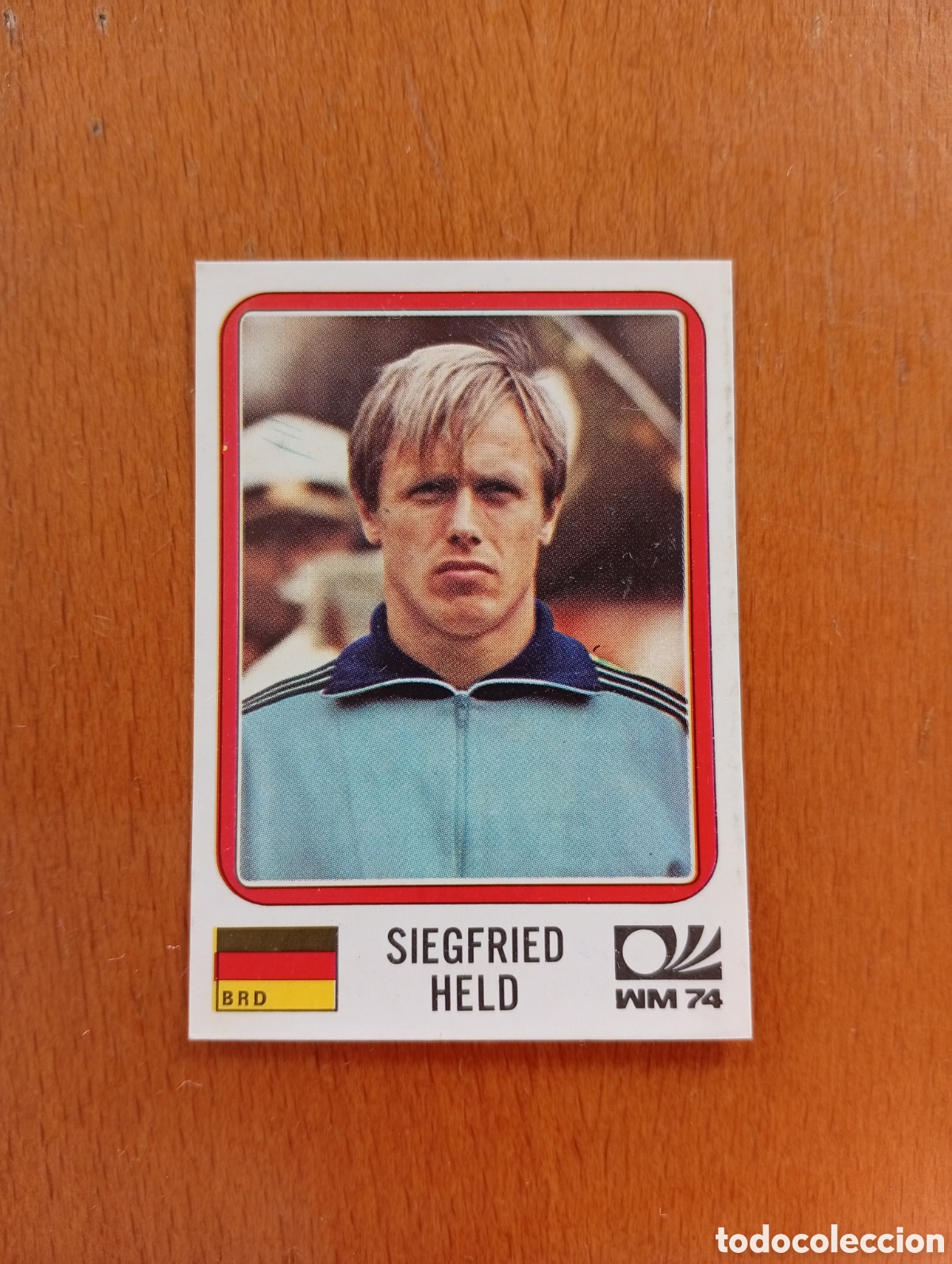 Cromos de f&uacute;tbol: MUNICH 74 - N&ordm; 103 SIEGFRIED HELD - ALEMANIA FEDERAL - PANINI - CAMPEONATO MUNDIAL DE FUTBOL 1974
