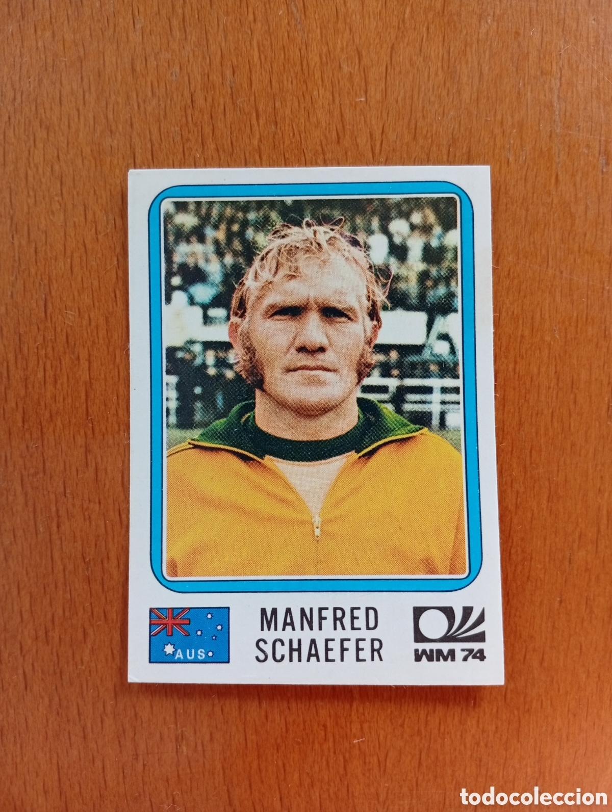 Cromos de f&uacute;tbol: MUNICH 74 - N&ordm; 109 MANFRED SCHAEFER - AUSTRALIA - PANINI - CAMPEONATO MUNDIAL DE FUTBOL 1974