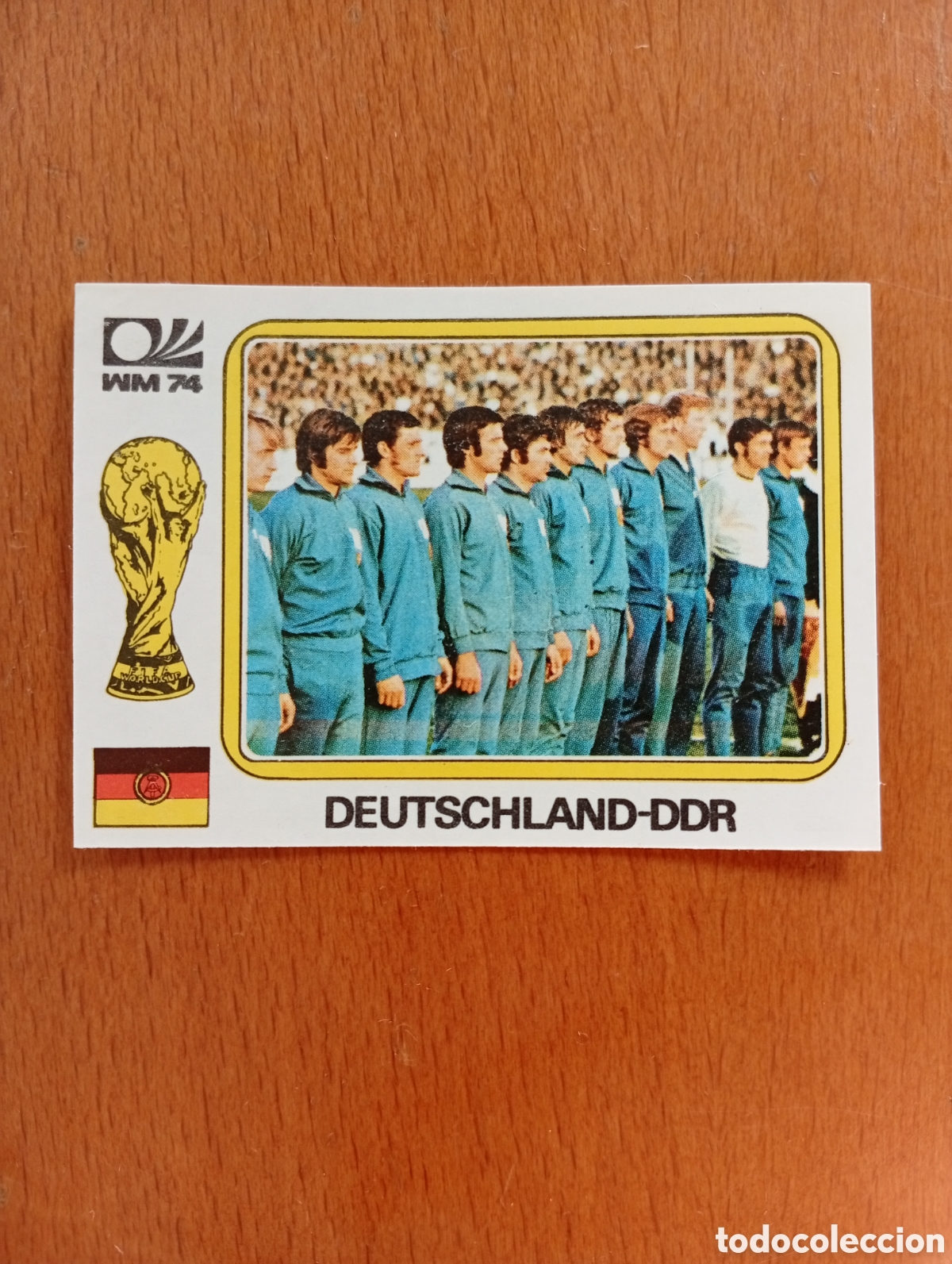 Football Stickers: MUNICH 74 - N&ordm; 114 EQUIPO - REP. DEM. ALEMANA - PANINI - CAMPEONATO MUNDIAL DE FUTBOL 1974