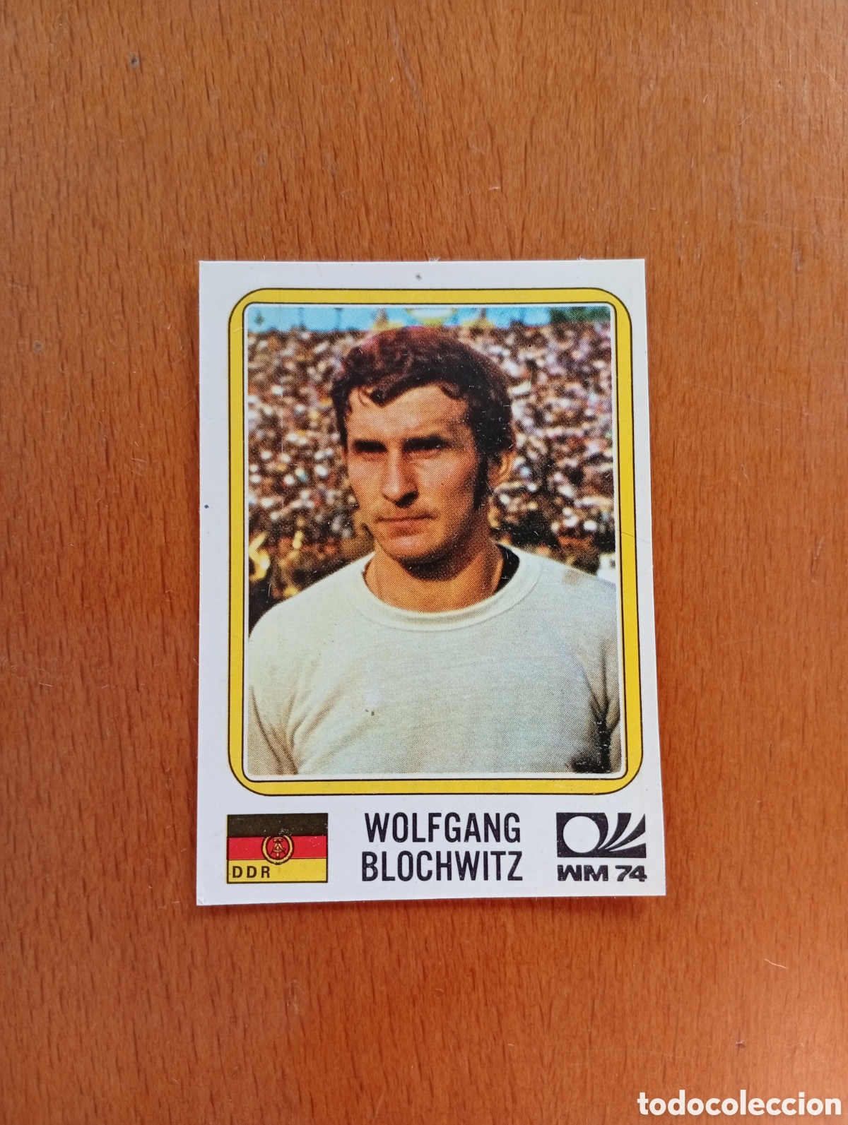 Football Stickers: MUNICH 74 - N&ordm; 117 WOLFGANG BLOCHWITZ - REP. DEM. ALEMANA-PANINI - CAMPEONATO MUNDIAL DE FUTBOL 1974