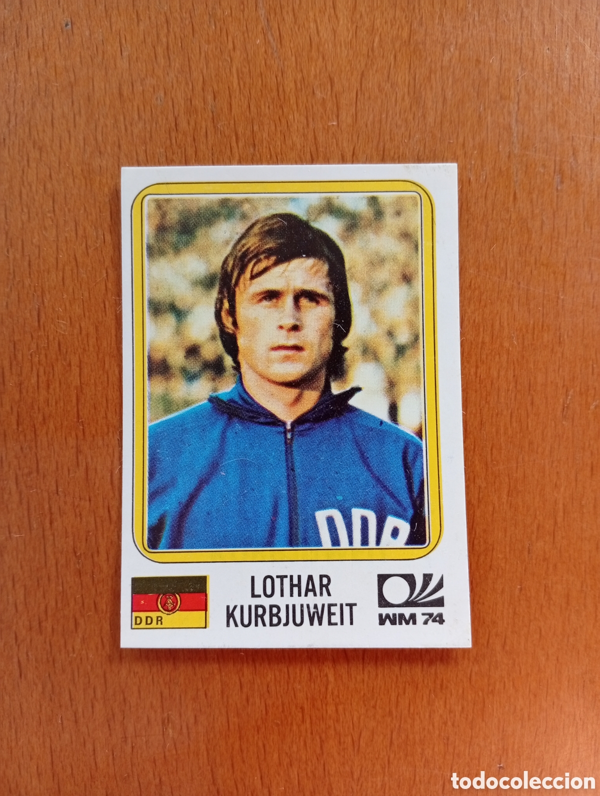 Football Stickers: MUNICH 74 - N&ordm; 119 KURBJUWEIT - REP. DEM. ALEMANA-PANINI - CAMPEONATO MUNDIAL DE FUTBOL 1974