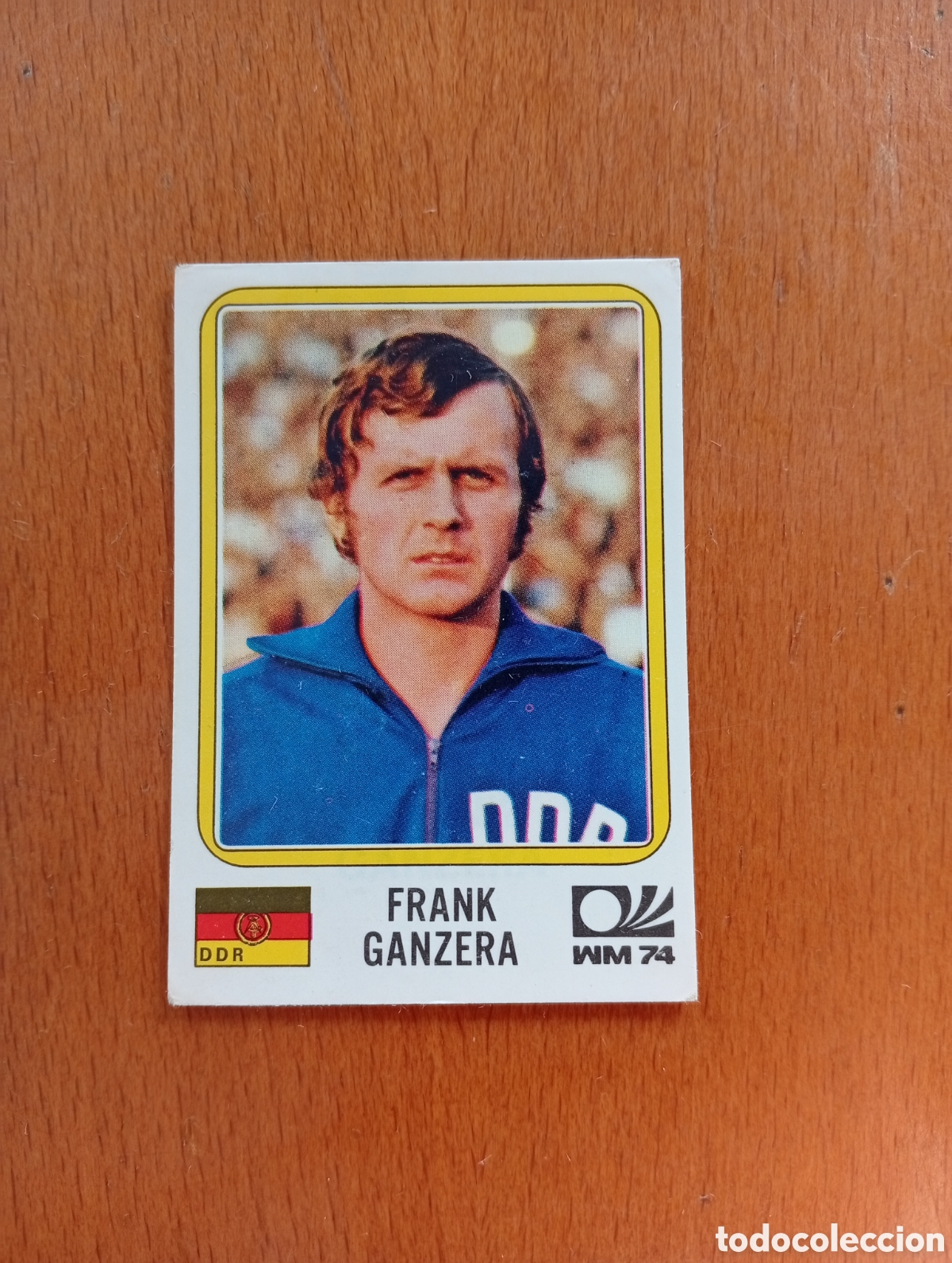 Football Stickers: MUNICH 74 - N&ordm; 120 FRANK GANZERA - REP. DEM. ALEMANA-PANINI - CAMPEONATO MUNDIAL DE FUTBOL 1974