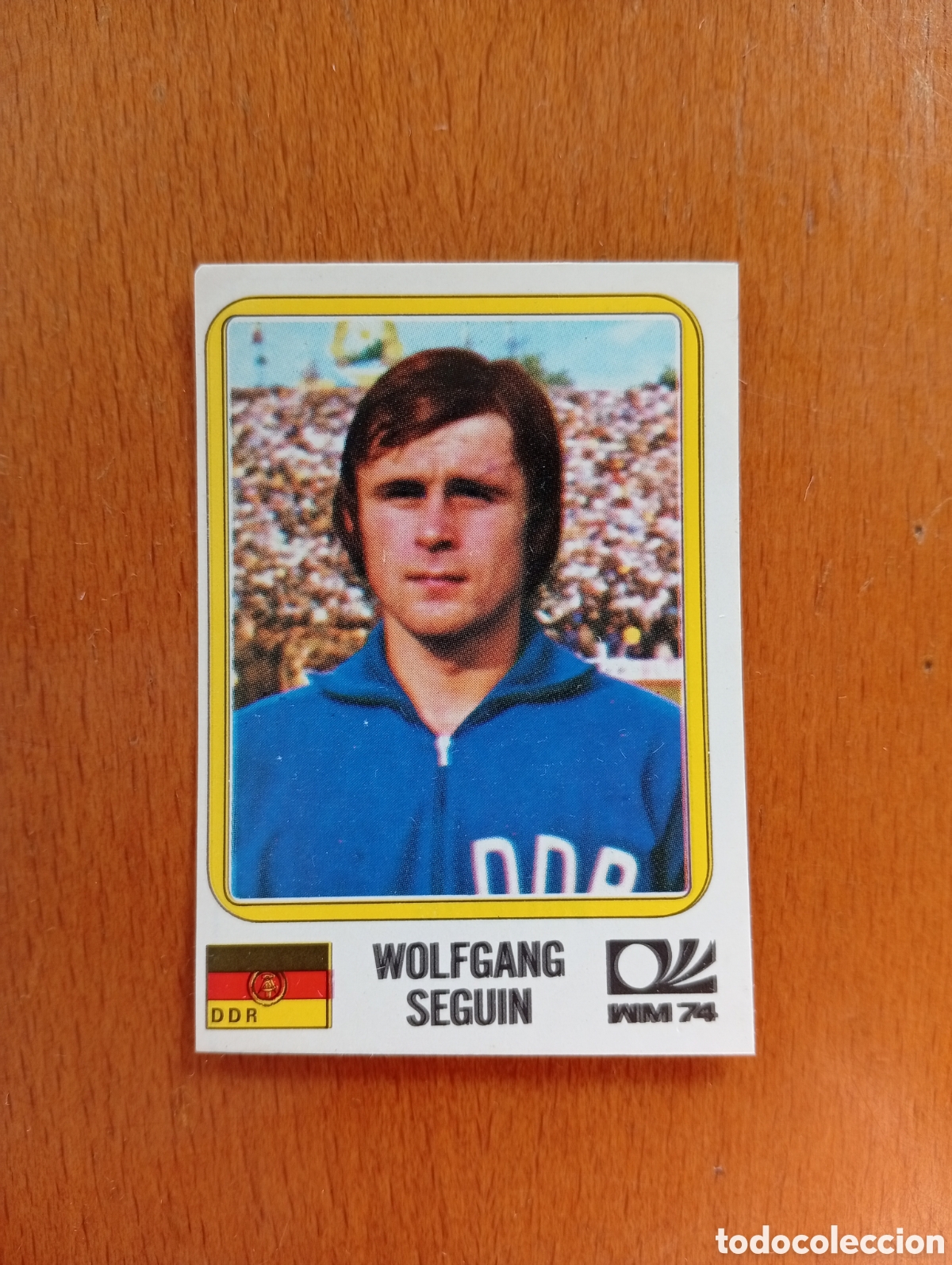 Football Stickers: MUNICH 74 - N&ordm; 124 WOLFGANG SEGUIN - REP. DEM. ALEMANA-PANINI - CAMPEONATO MUNDIAL DE FUTBOL 1974