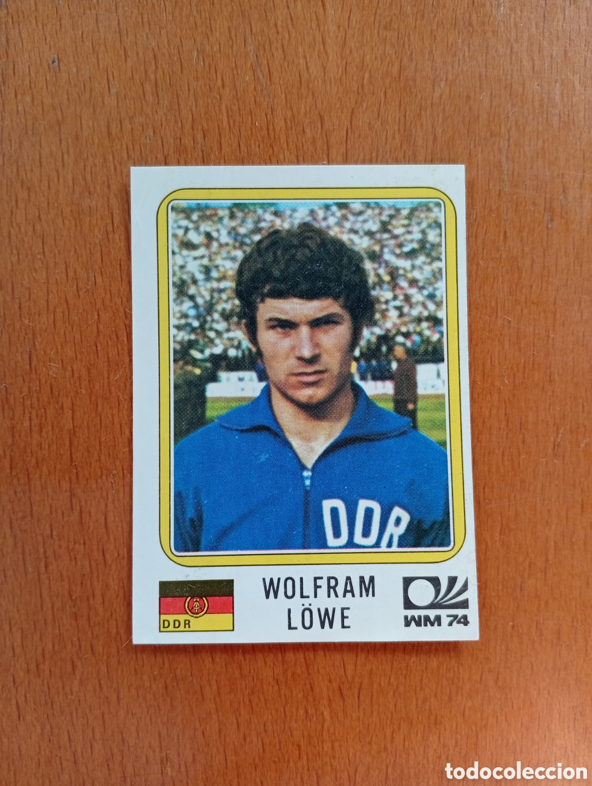 Football Stickers: MUNICH 74 - N&ordm; 129 WOLFRAM L&Ouml;WE - REP. DEM. ALEMANA-PANINI - CAMPEONATO MUNDIAL DE FUTBOL 1974