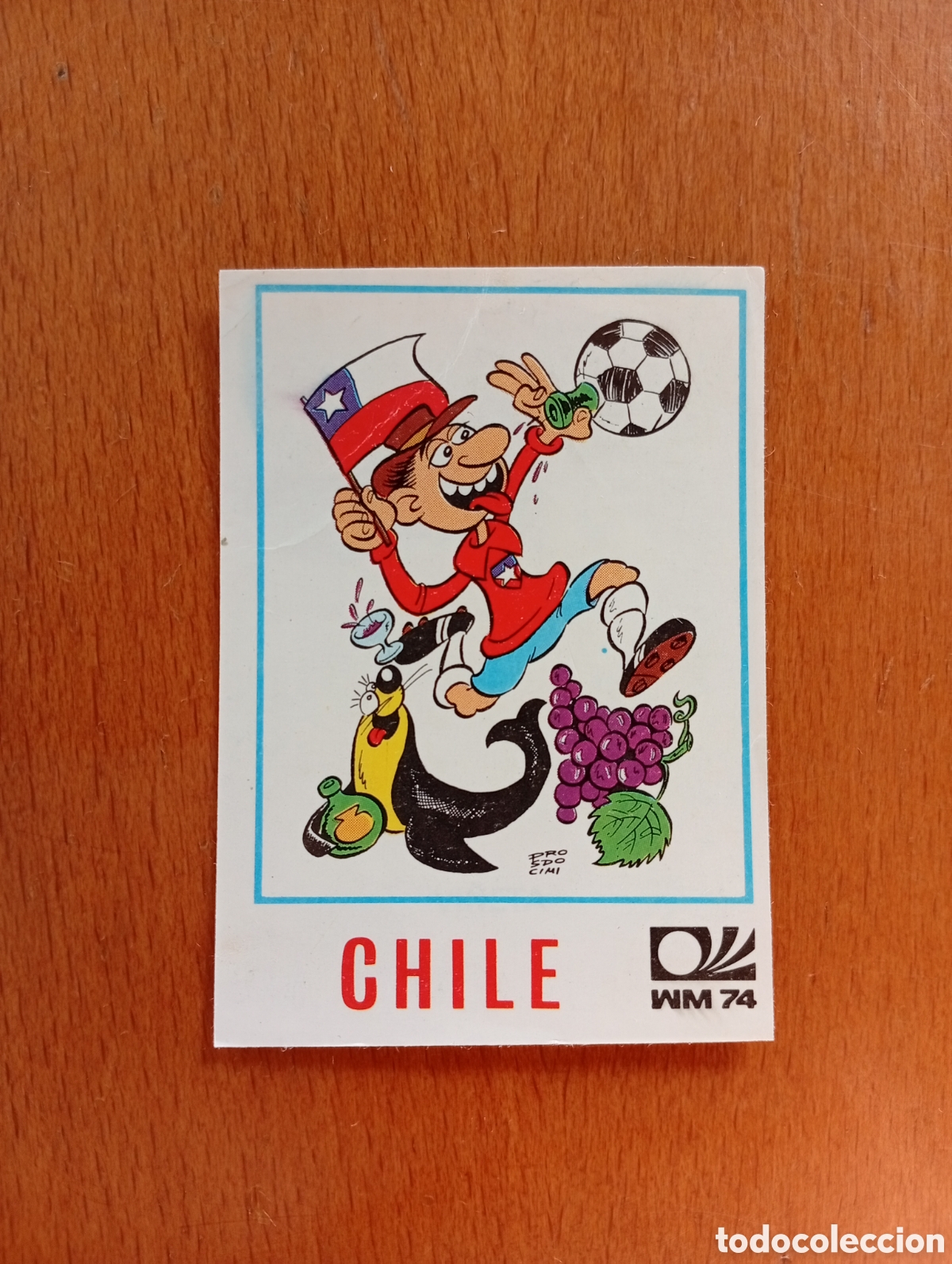 Football Stickers: MUNICH 74 - N&ordm; 132 VI&Ntilde;ETA - CHILE - CAMPEONATO MUNDIAL DE FUTBOL 1974