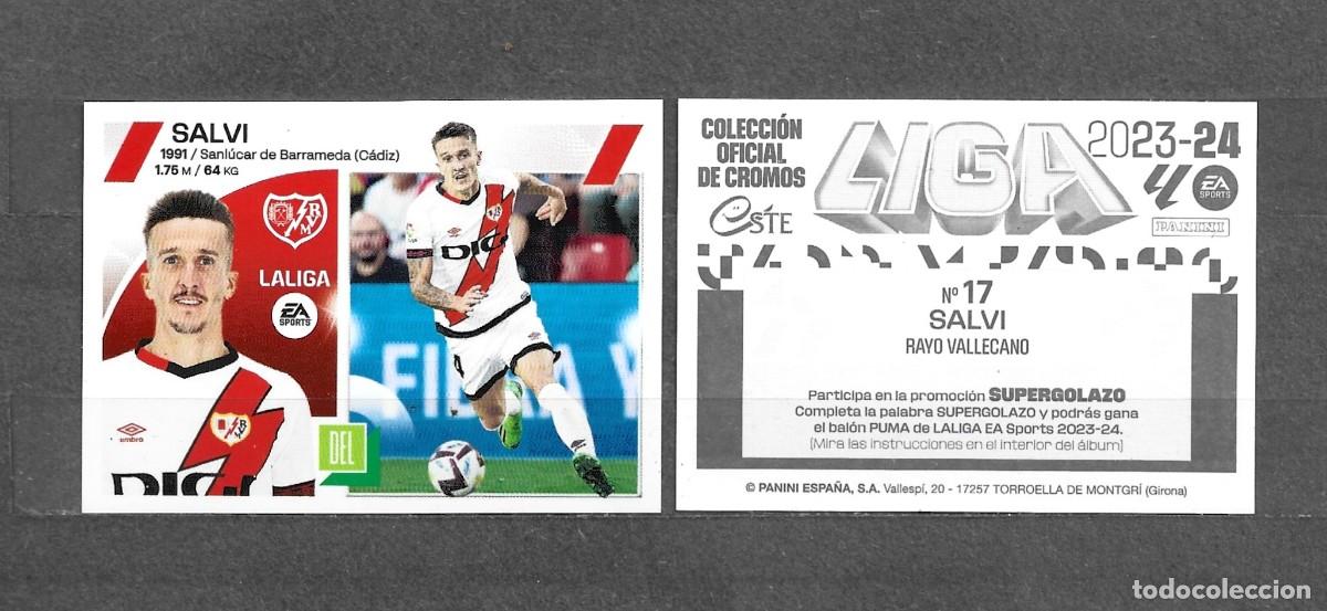 Cromos de f&uacute;tbol: Liga este 23/24 - Salvi - N&ordm; 17 - Rayo Vallecano