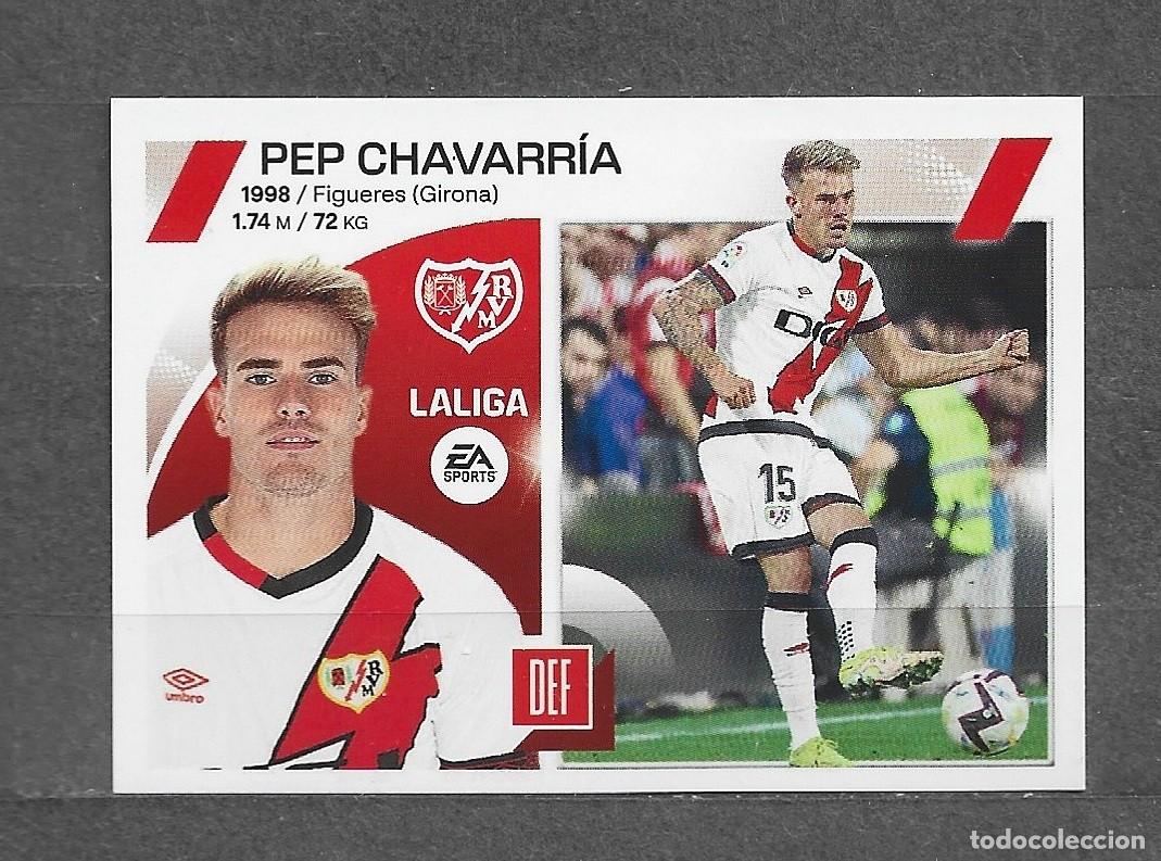 Cromos de f&uacute;tbol: Liga este 23/24 - Pep Chavarr&iacute;a - N&ordm; 9 - Rayo Vallecano