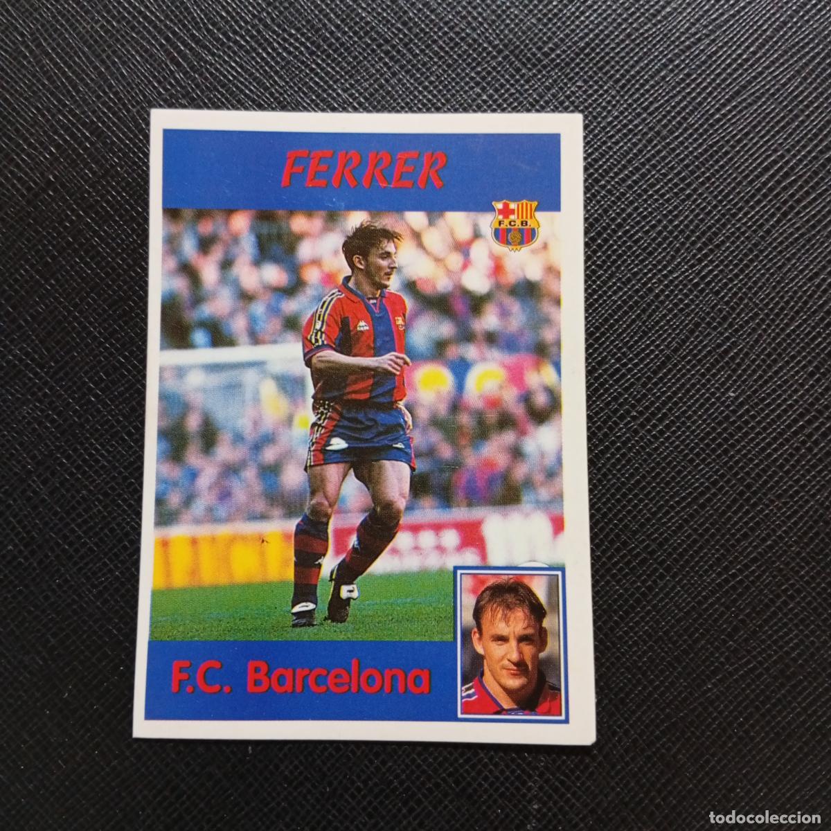 Cromos de f&uacute;tbol: 18 FERRER BARCELONA PANINI 1997 1998 CROMO 97 98 FUTBOL - SIN PEGAR - A95 PG523