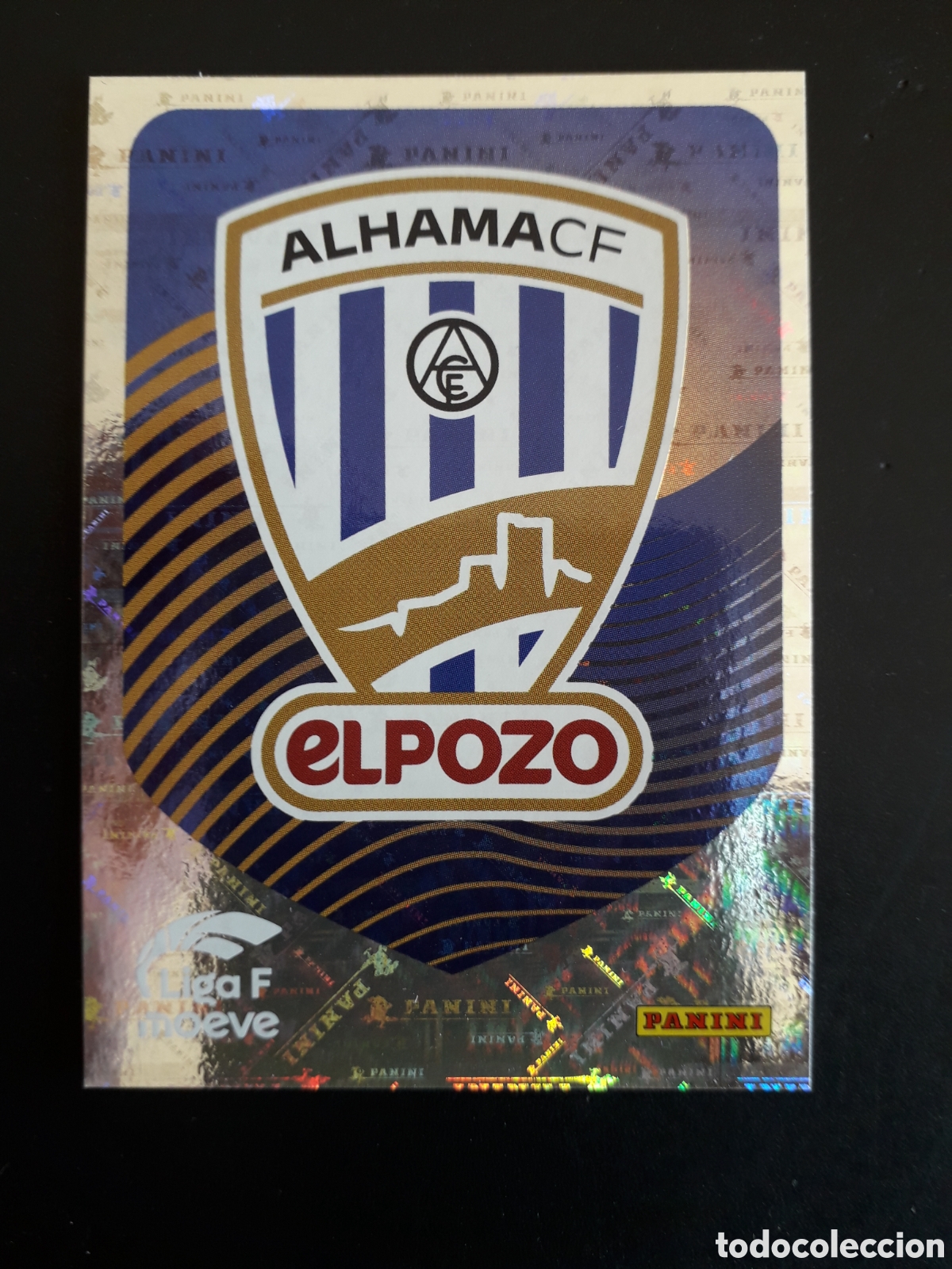 Cromos de f&uacute;tbol: ESCUDO ALHAMA N&deg; 2 LIGA F FEMENINA 2025 2026 25 26 PANINI SIN PEGAR PEDIDO M&Iacute;NIMO 3&euro;