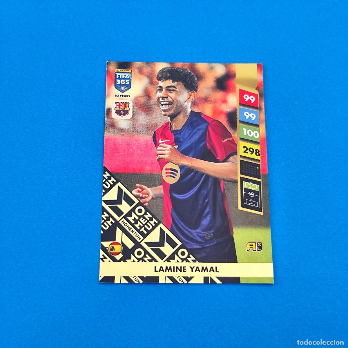 Cromos de f&uacute;tbol: Adrenalyn FIFA 365 2025 - 2024 2025 / 24 25 Lamine Yamal Momentum Barcelona