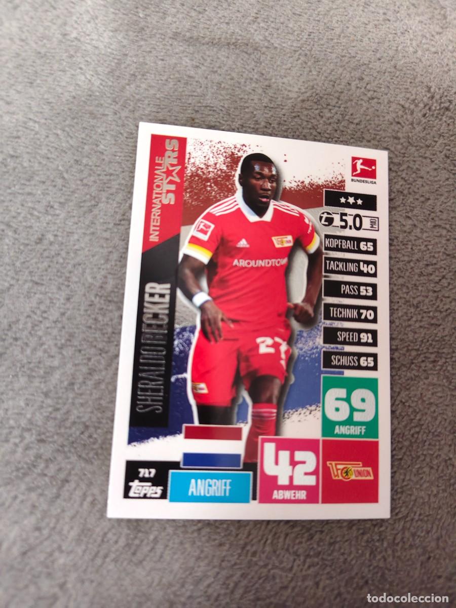 Cromos de f&uacute;tbol: 717 BUNDESLIGA 2020 2021 SHERALDO BECKER 1.FC UNION BERLIN MATCH ATTAX EXTRA 20 21 TOPPS ABA