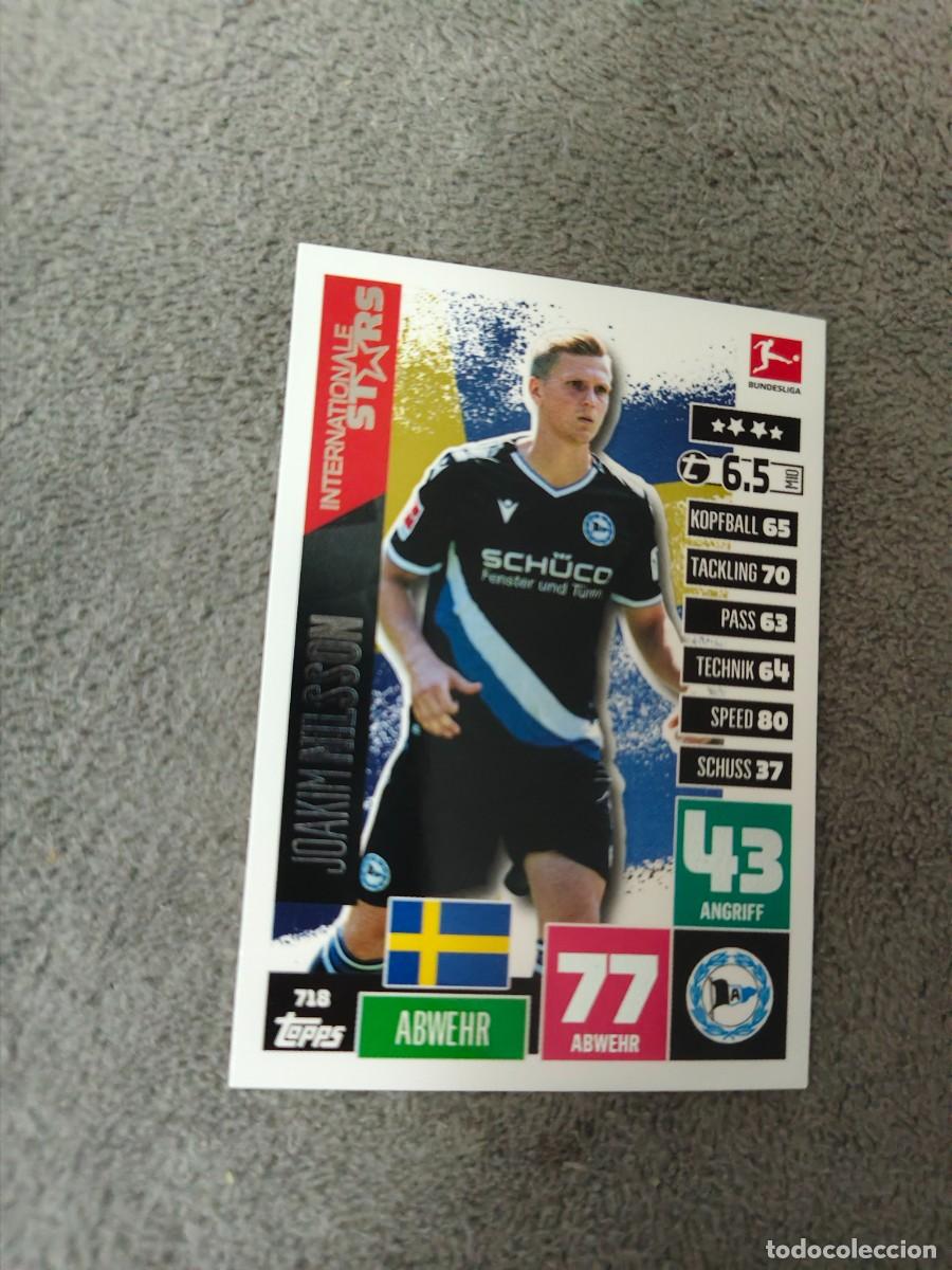 Cromos de f&uacute;tbol: 718 BUNDESLIGA 2020 2021 JOAKIM NILSSON DSC ARMINIA BIELEFELD MATCH ATTAX EXTRA 20 21 TOPPS ABA