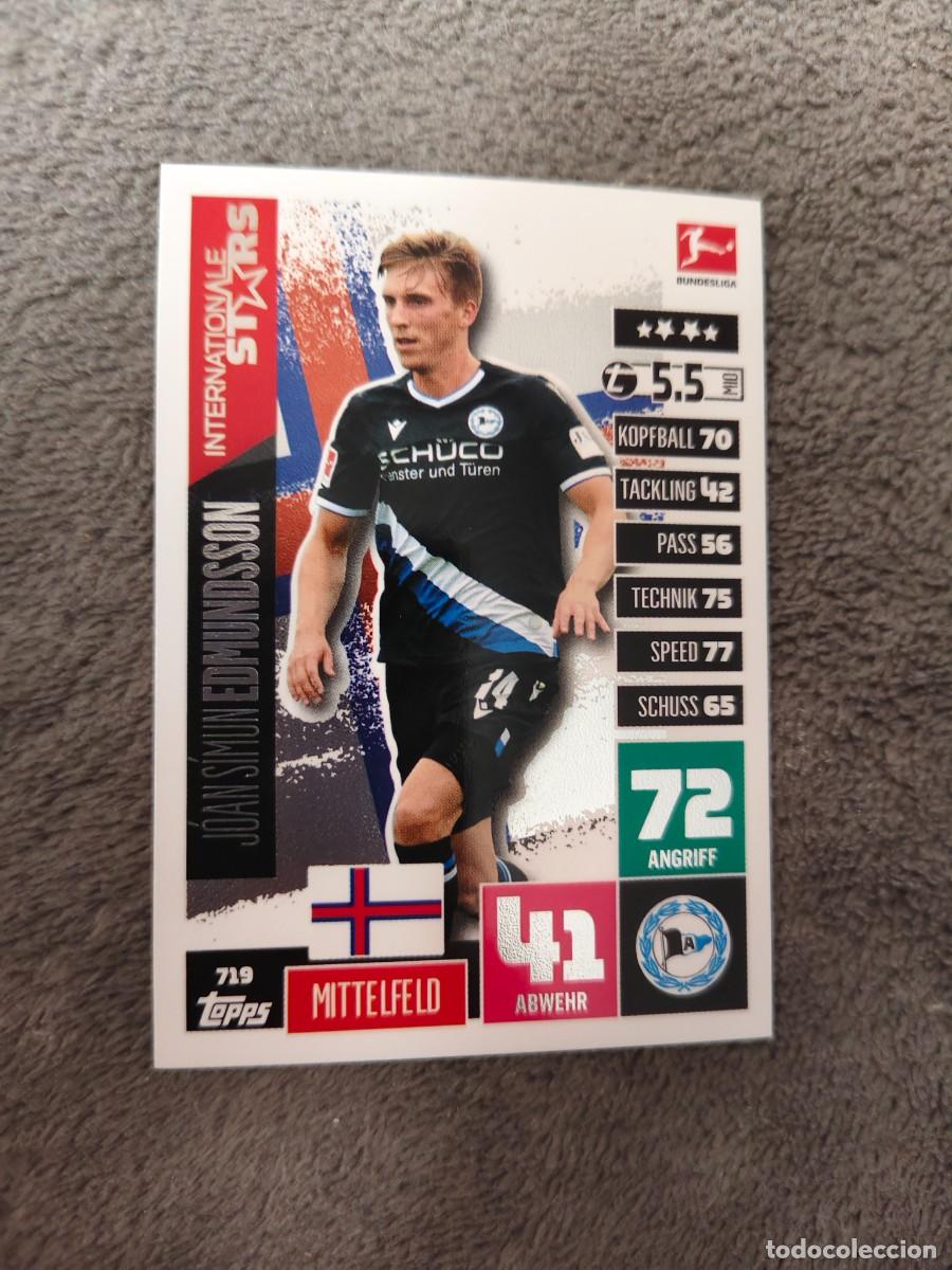 Cromos de f&uacute;tbol: 719 BUNDESLIGA 2020 2021 S&Iacute;MUN EDMUNDSSON DSC ARMINIA BIELEFELD MATCH ATTAX EXTRA 20 21 TOPPS ABA