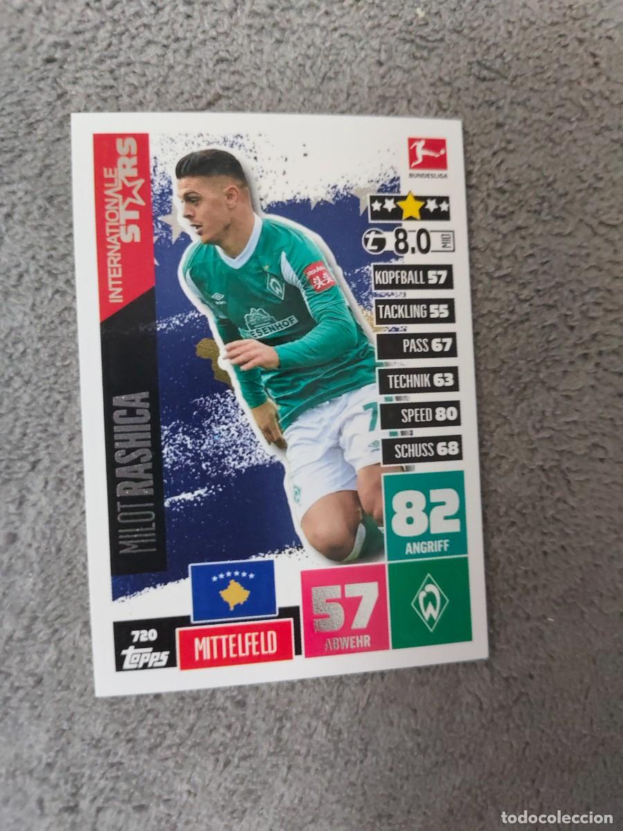 Cromos de f&uacute;tbol: 720 BUNDESLIGA 2020 2021 MILOT RASHICA SV WERDER BREMEN MATCH ATTAX EXTRA 20 21 TOPPS ABA