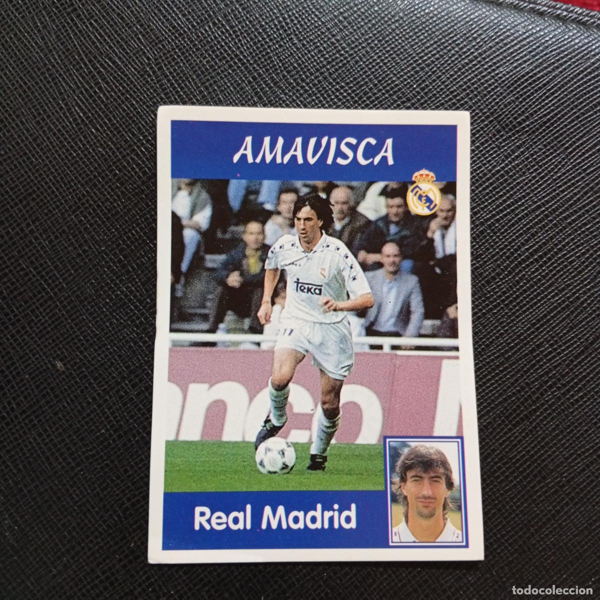 Cromos de f&uacute;tbol: 12 AMAVISCA REAL MADRID PANINI 1997 1998 CROMO 97 98 FUTBOL - SIN PEGAR - A95 PG532