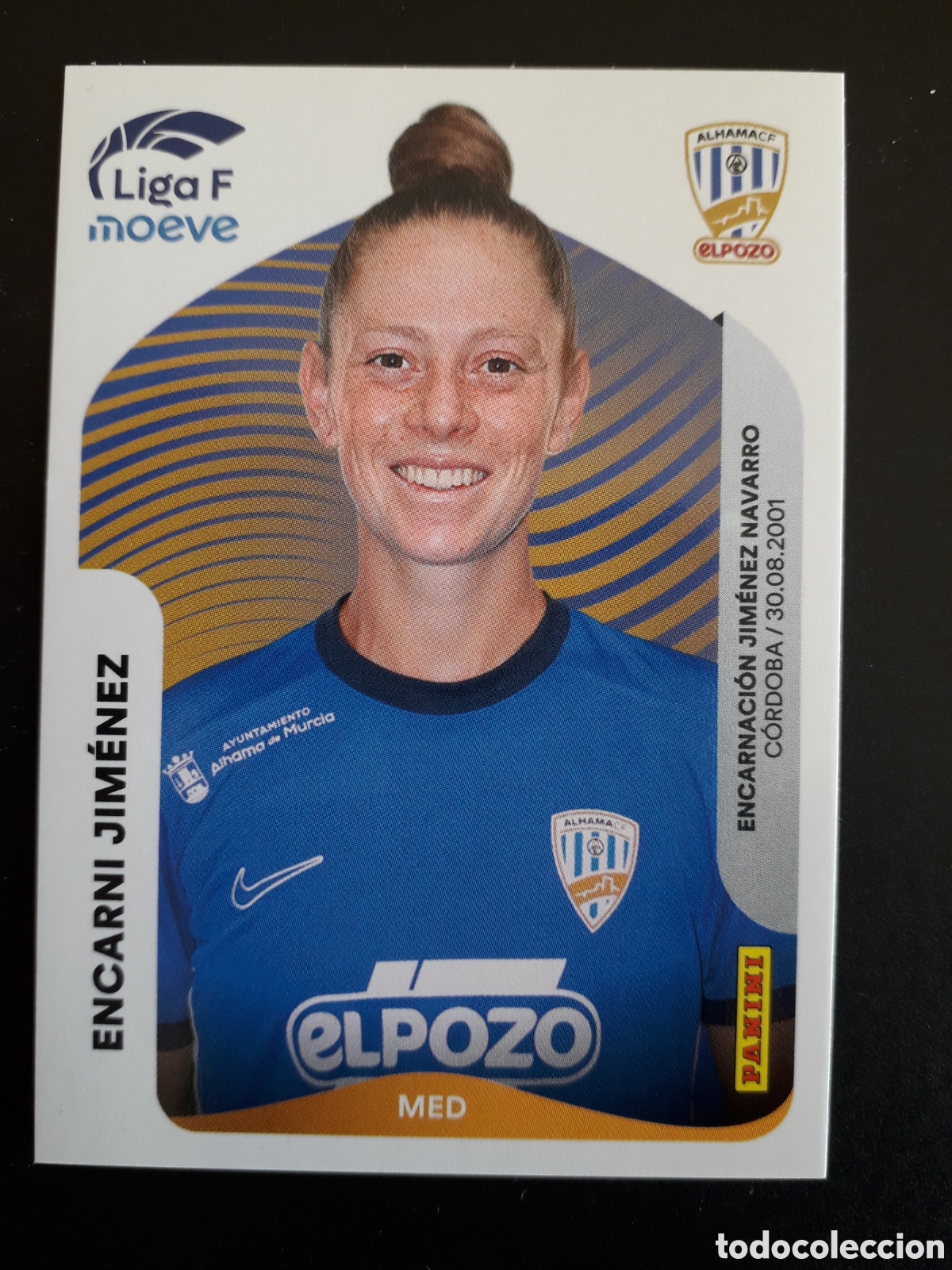 Cromos de f&uacute;tbol: ENCARNI JIM&Eacute;NEZ ALHAMA N&deg; 14 LIGA F FEMENINA 2025 2026 25 26 PANINI SIN PEGAR PEDIDO M&Iacute;NIMO 3&euro;