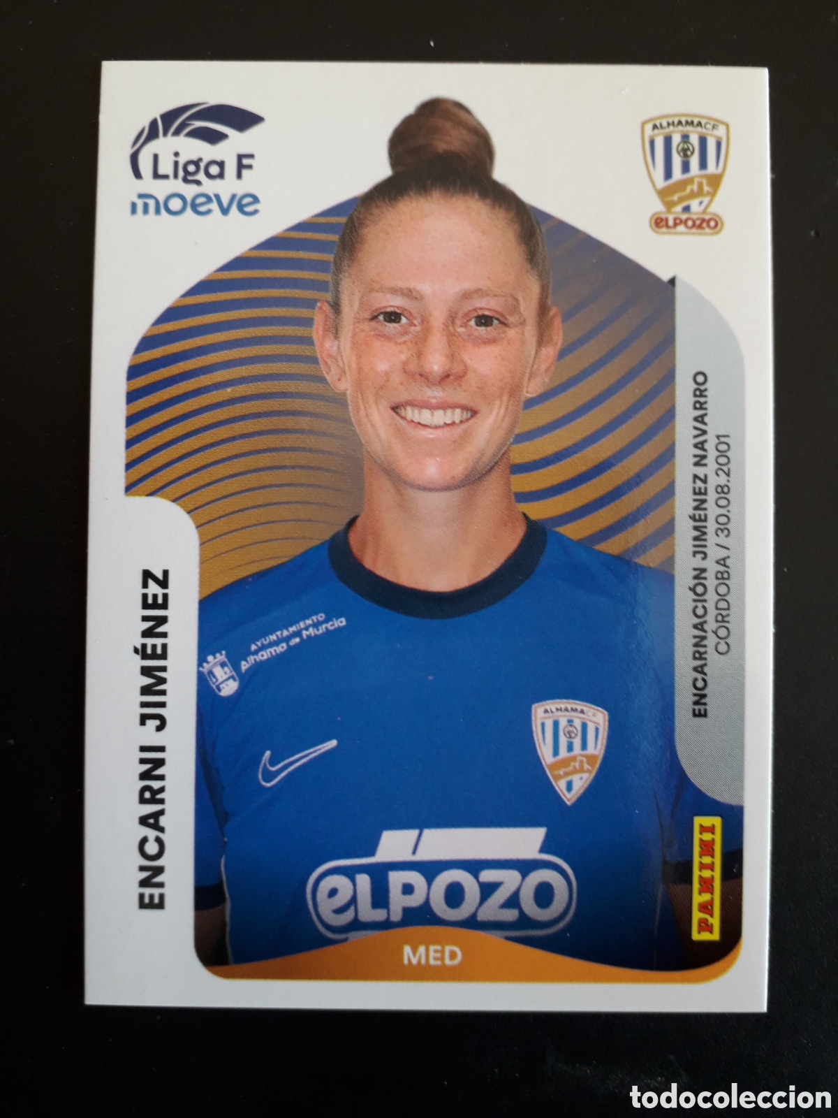 Cromos de f&uacute;tbol: ENCARNI JIM&Eacute;NEZ ALHAMA N&deg; 14 LIGA F FEMENINA 2025 2026 25 26 PANINI SIN PEGAR PEDIDO M&Iacute;NIMO 3&euro;