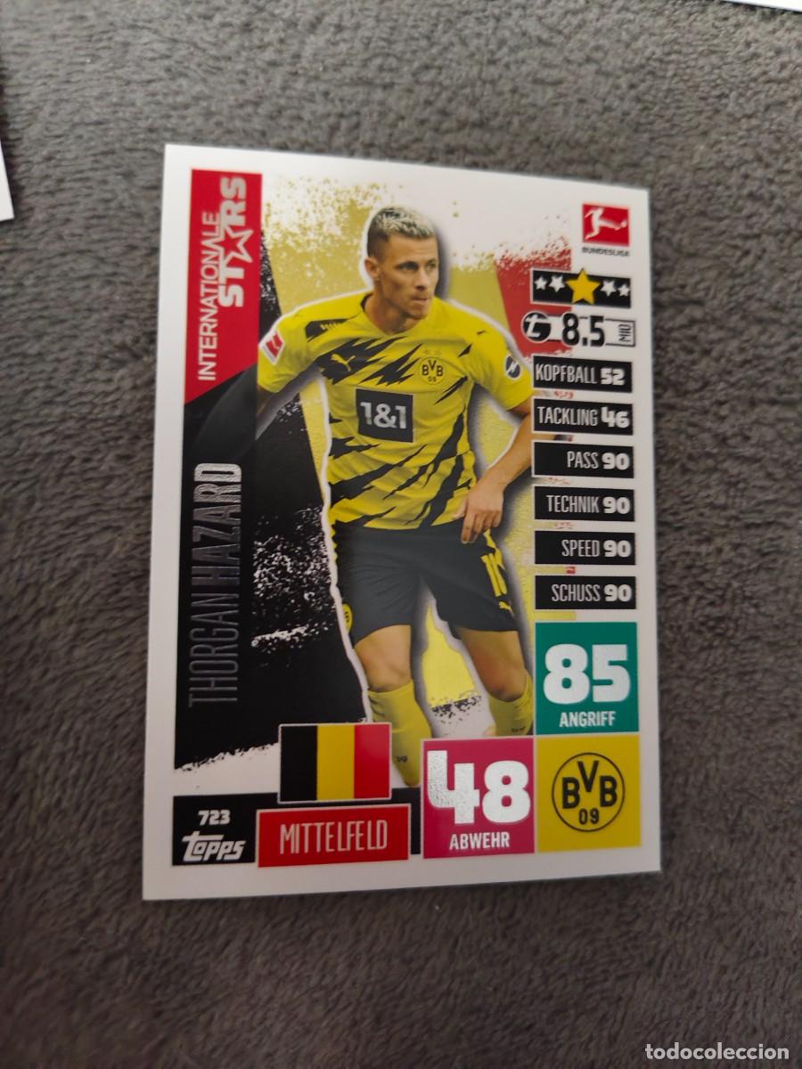 Cromos de f&uacute;tbol: 723 BUNDESLIGA 2020 2021 THORGAN HAZARD BORUSSIA DORTMUND MATCH ATTAX EXTRA 20 21 TOPPS ABA