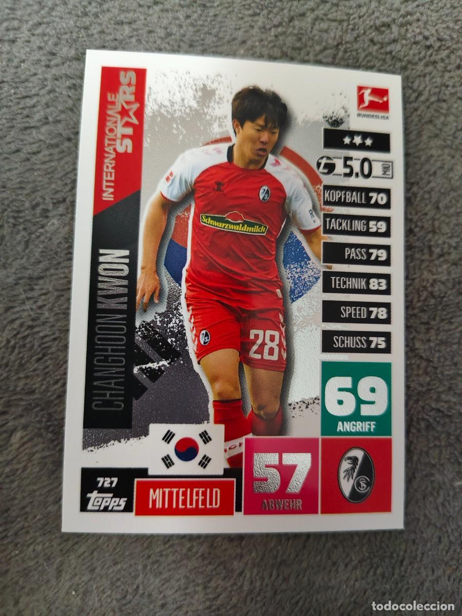 Cromos de f&uacute;tbol: 727 BUNDESLIGA 2020 2021 CHANGHOON KWON SPORT-CLUB FREIBURG MATCH ATTAX EXTRA 20 21 TOPPS ABA