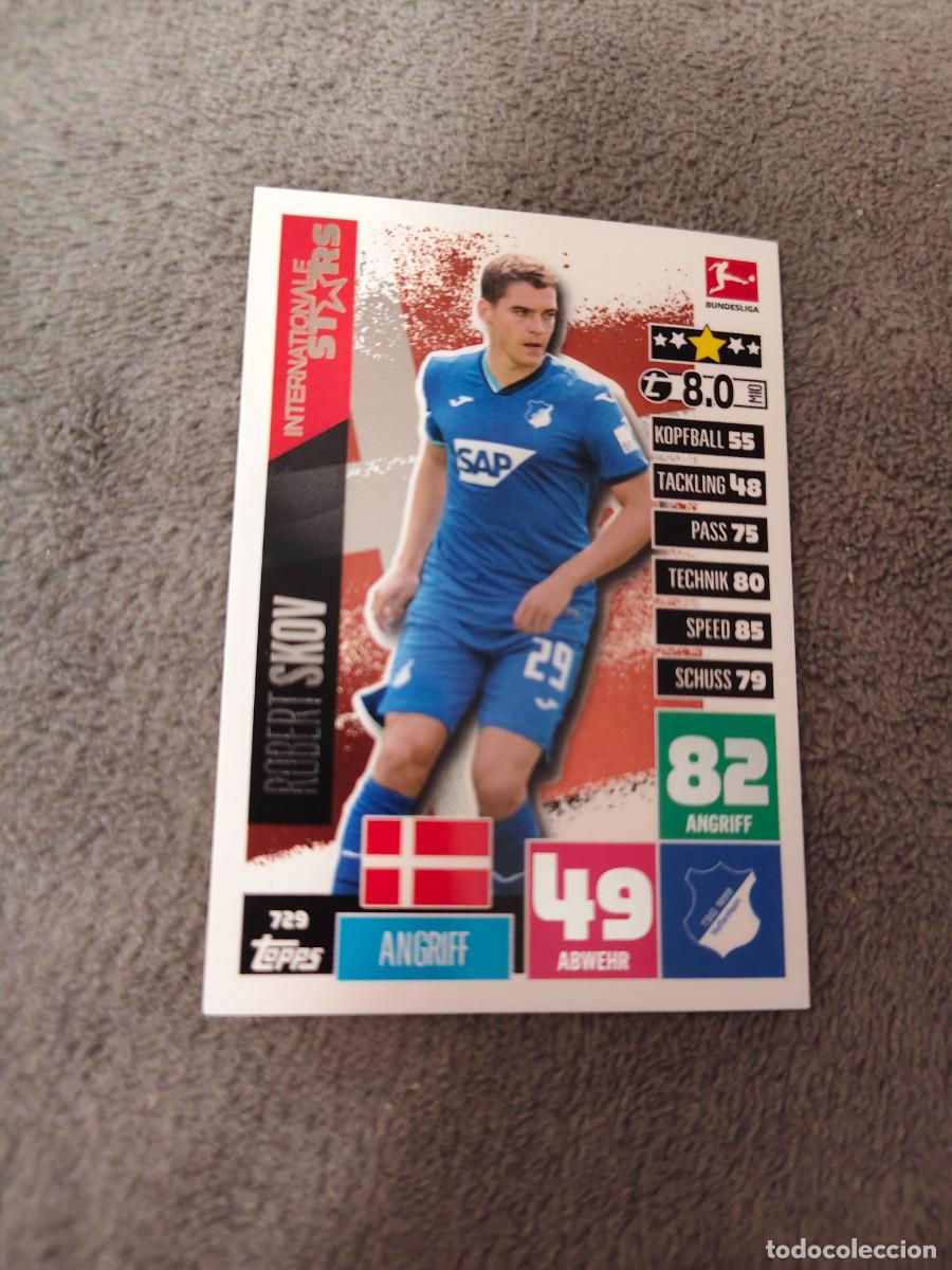 Cromos de f&uacute;tbol: 729 BUNDESLIGA 2020 2021 ROBERT SKOV TSG 1899 HOFFENHEIM MATCH ATTAX EXTRA 20 21 TOPPS ABA