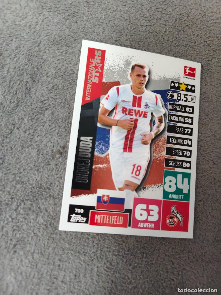Cromos de f&uacute;tbol: 730 BUNDESLIGA 2020 2021 ONDREJ DUDA 1.FC K&Ouml;LN MATCH ATTAX EXTRA 20 21 TOPPS ABA
