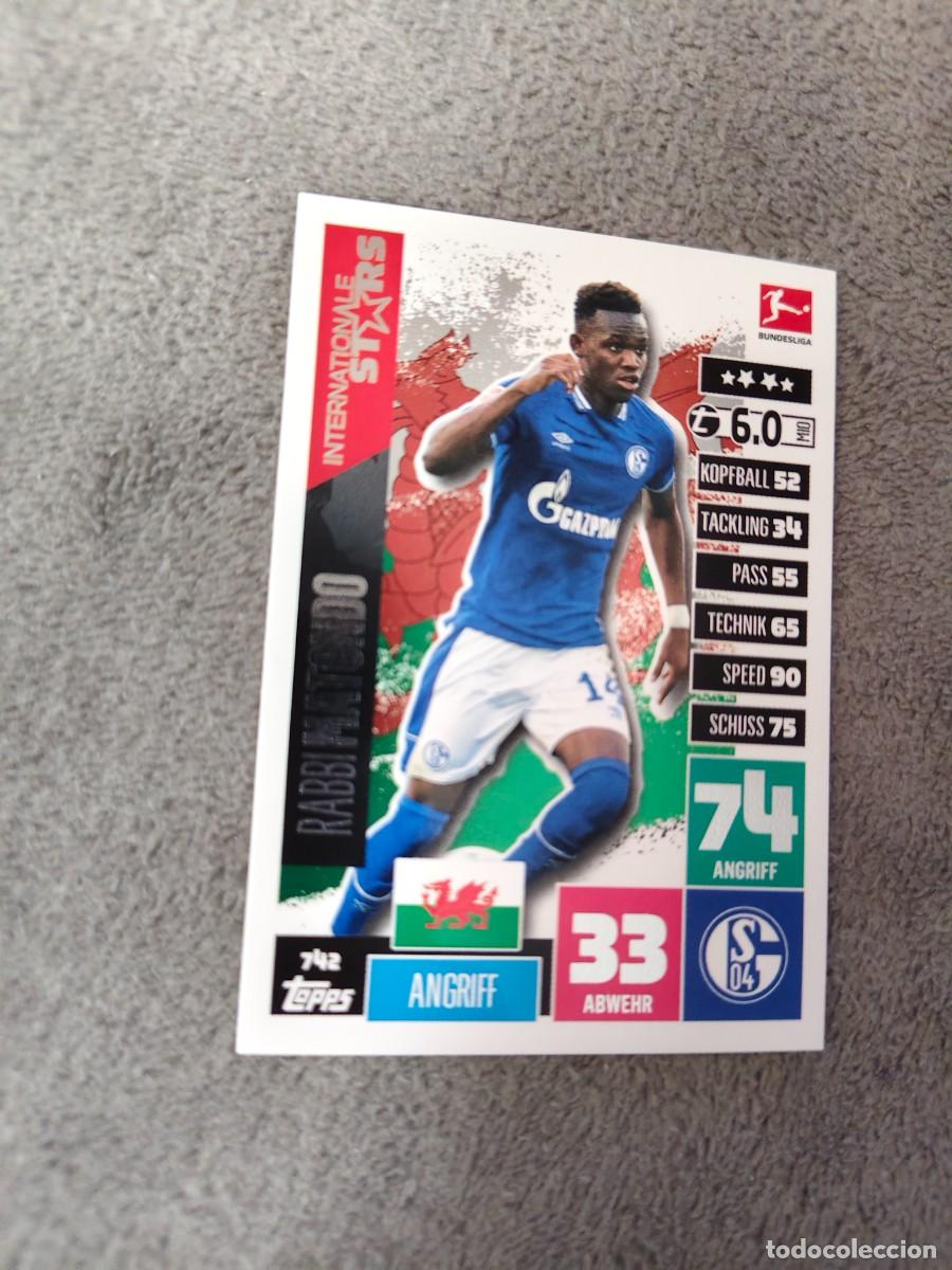 Cromos de f&uacute;tbol: 742 BUNDESLIGA 2020 2021 RABBI MATONDO FC SCHALKE 04 MATCH ATTAX EXTRA 20 21 TOPPS ABA