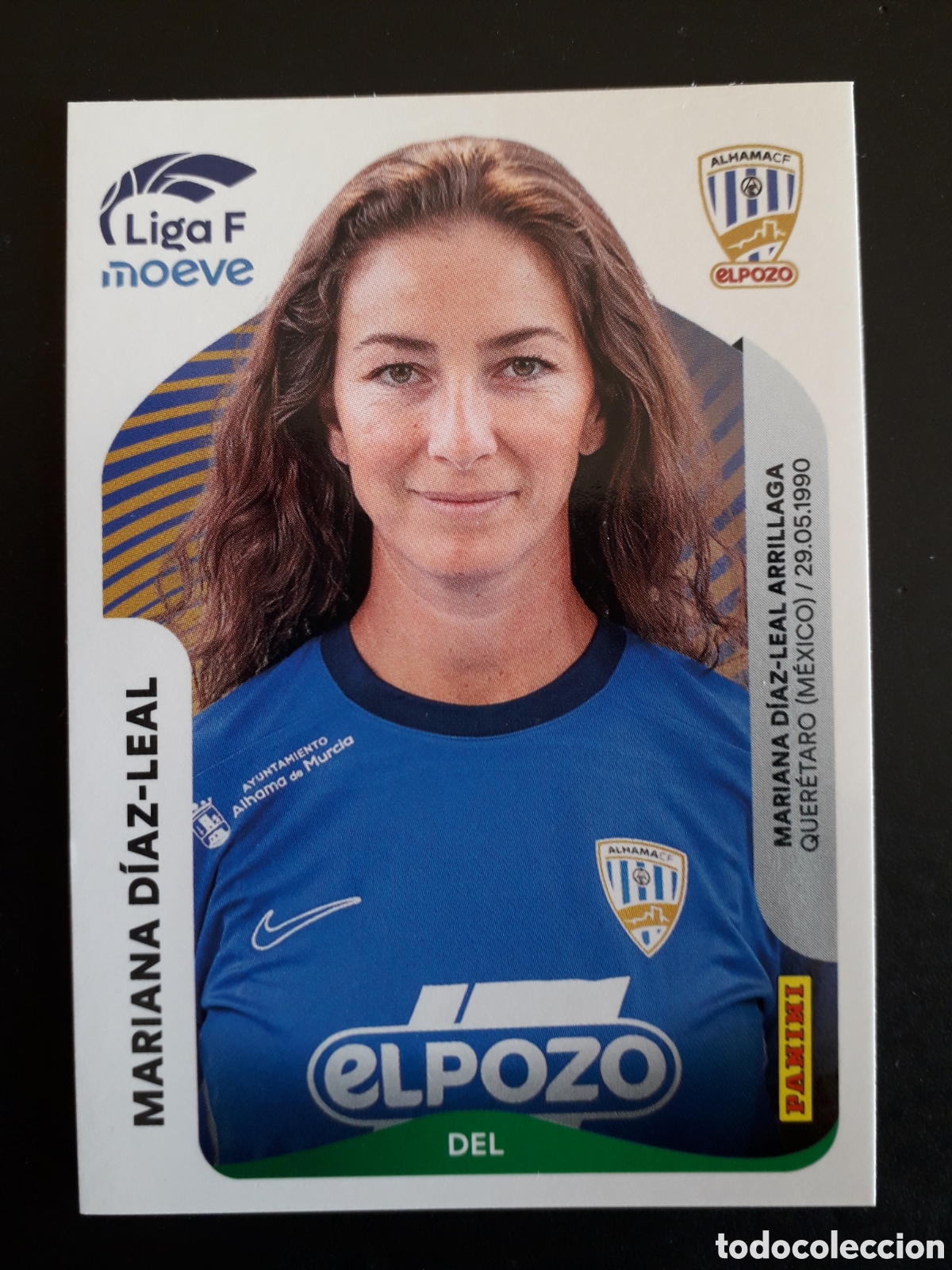 Cromos de f&uacute;tbol: MARIANA D&Iacute;AZ LEAL ALHAMA N&deg; 19 A LIGA F FEMENINA 2025 2026 25 26 PANINI SIN PEGAR PEDIDO M&Iacute;NIMO 3&euro;