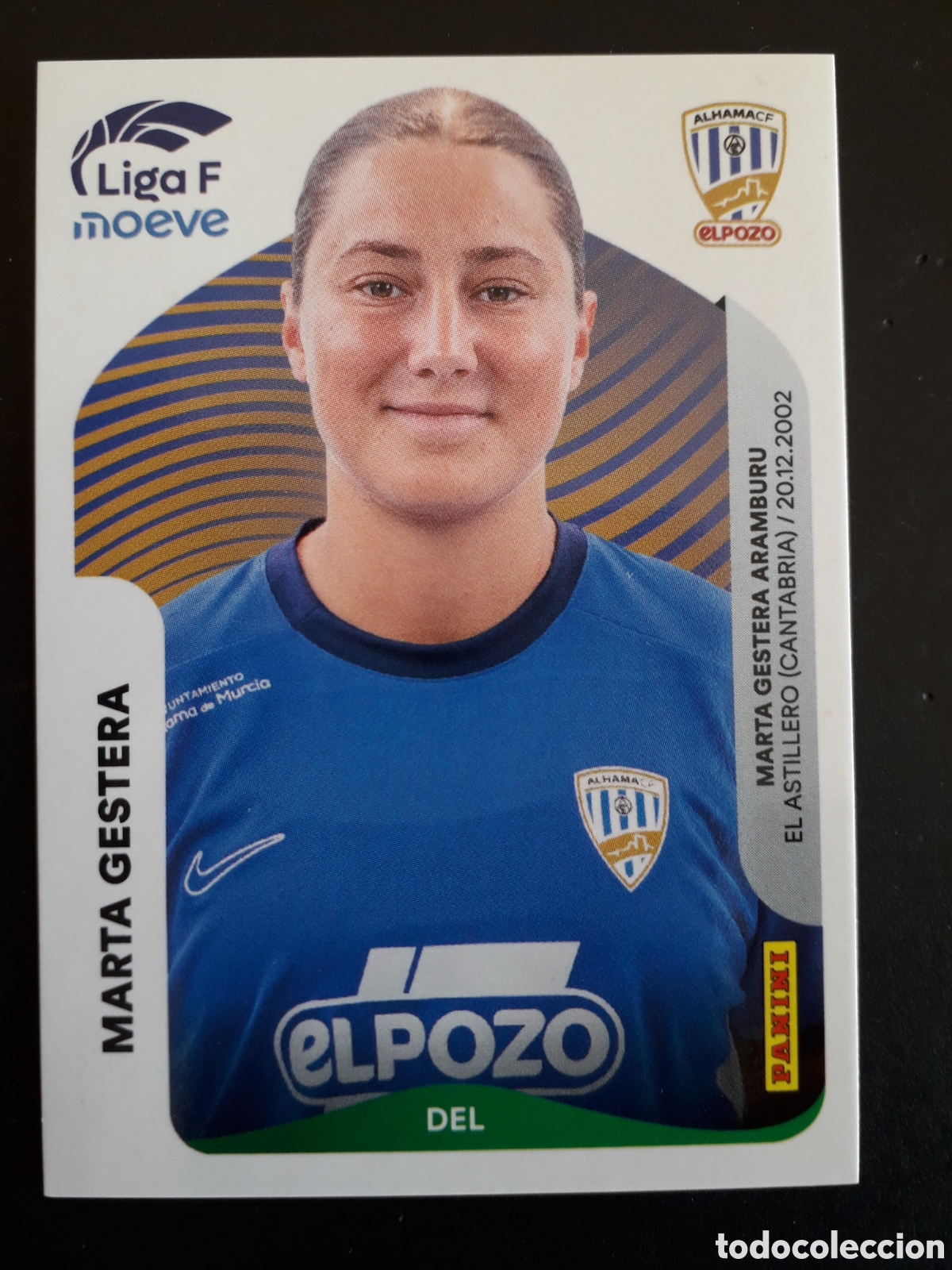 Cromos de f&uacute;tbol: MARTA GESTERA ALHAMA N&deg; 19 B LIGA F FEMENINA 2025 2026 25 26 PANINI SIN PEGAR PEDIDO M&Iacute;NIMO 3&euro;