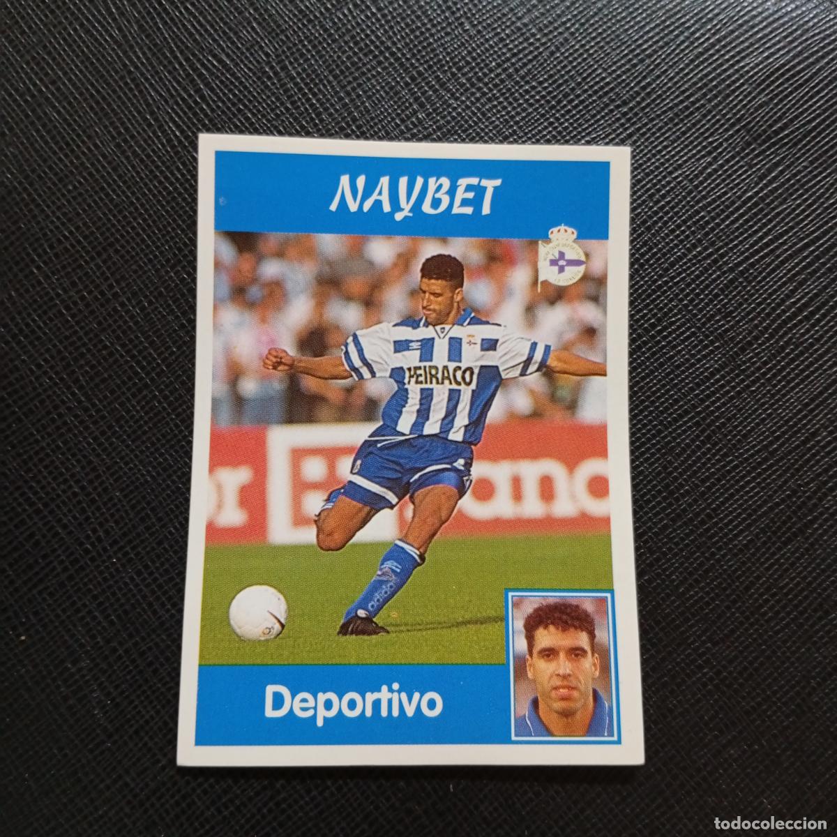 Cromos de f&uacute;tbol: 36 NAYBET DEPORTIVO PANINI 1997 1998 CROMO 97 98 FUTBOL - SIN PEGAR - A95 PG532 B