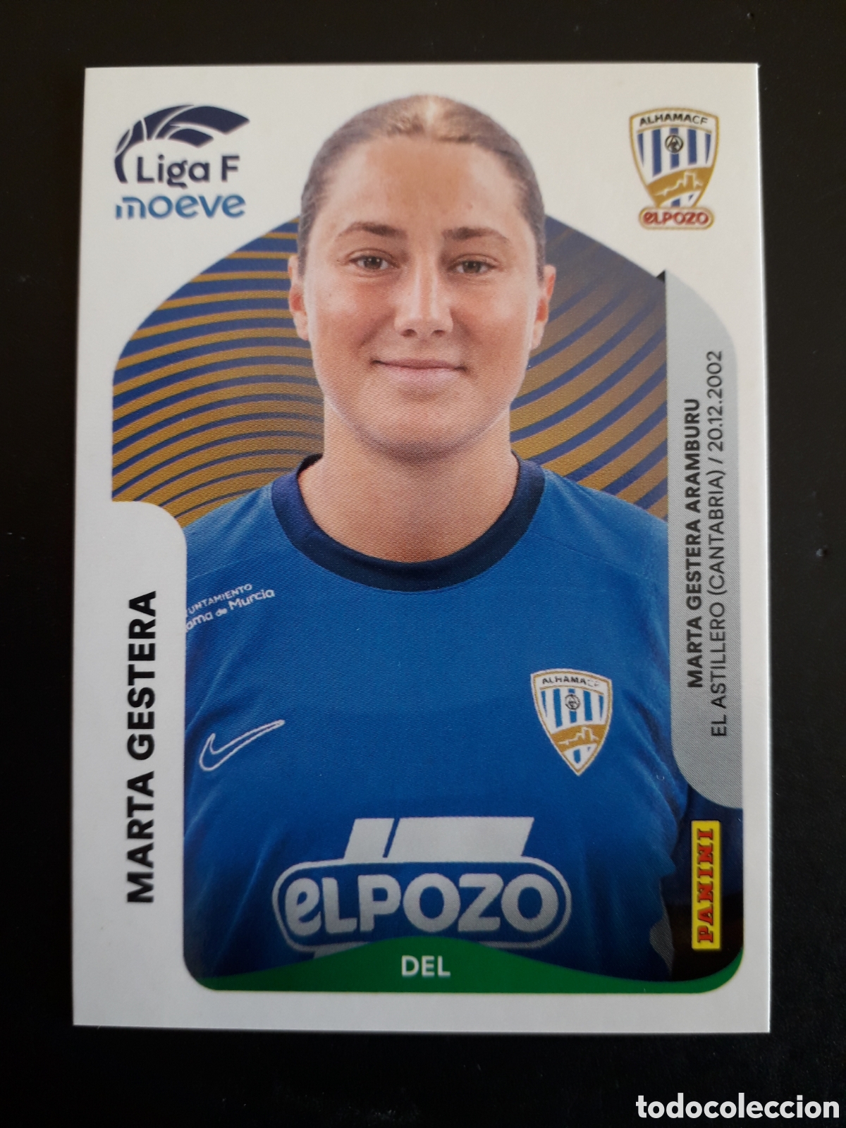 Cromos de f&uacute;tbol: MARTA GESTERA ALHAMA N&deg; 19 B LIGA F FEMENINA 2025 2026 25 26 PANINI SIN PEGAR PEDIDO M&Iacute;NIMO 3&euro;.