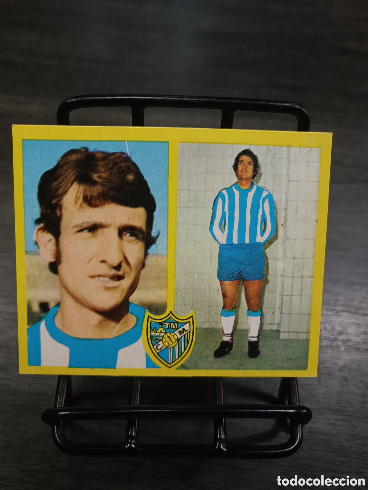 Cromos de f&uacute;tbol: 1972 Liga Este Bustillo m&aacute;laga despegado