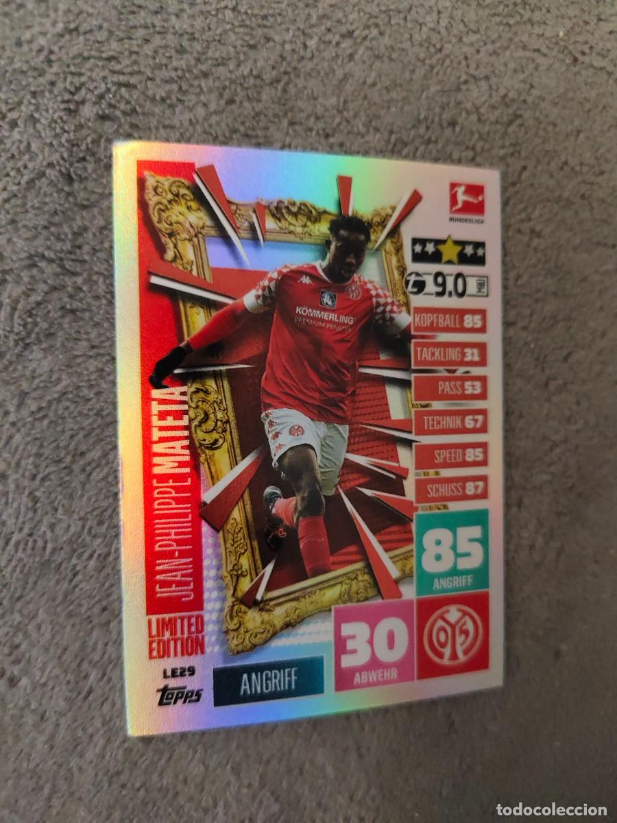 Cromos de f&uacute;tbol: LE19 BUNDESLIGA 2020 2021 MEISTERSCHALE - LIMITED EDITION MATCH ATTAX EXTRA 20 21 TOPPS ABA