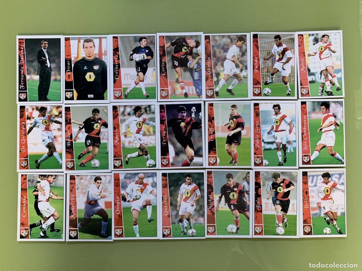 Cromos de f&uacute;tbol: LOTE DE CROMOS DE FUTBOL DEL RAYO VALLECANO