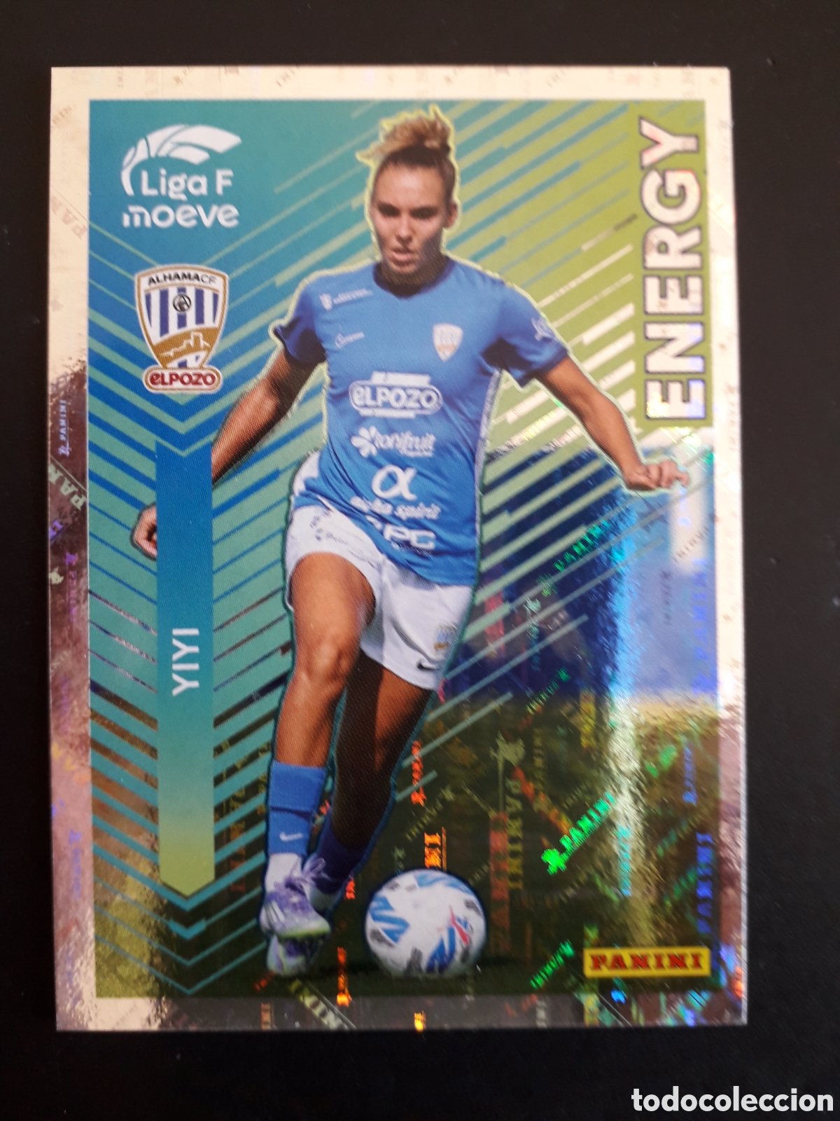 Cromos de f&uacute;tbol: YIYI ALHAMA, ENERGY N&deg; 353 LIGA F FEMENINA 2025 2026 25 26 PANINI SIN PEGAR PEDIDO M&Iacute;NIMO 3&euro;