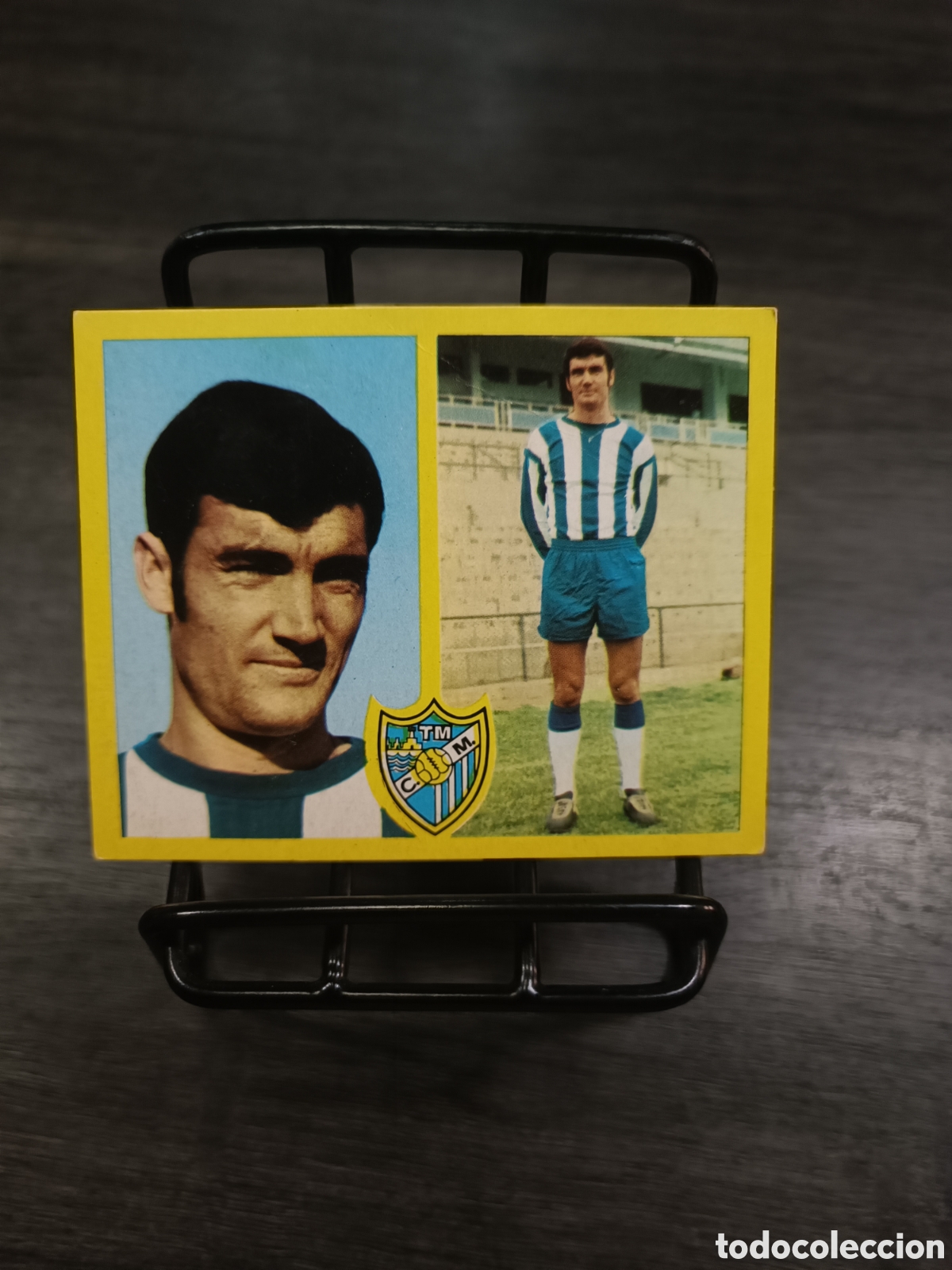 Cromos de f&uacute;tbol: 1972 Liga Este Roldan m&aacute;laga despegado
