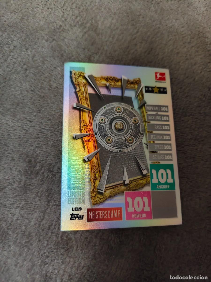 Cromos de f&uacute;tbol: LE19 BUNDESLIGA 2020 2021 MEISTERSCHALE TROFEO LIMITED EDITION MATCH ATTAX EXTRA 20 21 TOPPS ABA