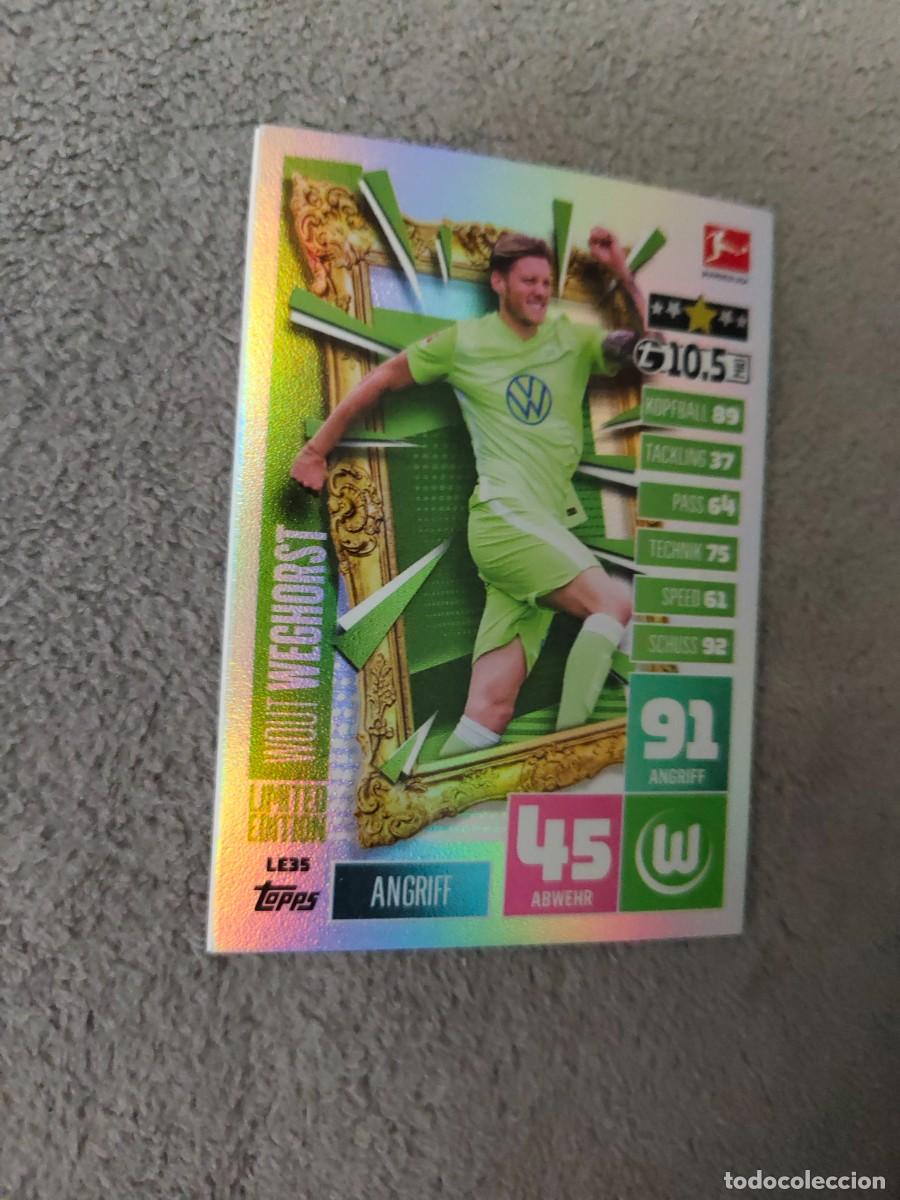 Cromos de f&uacute;tbol: LE35 BUNDESLIGA 2020 2021 WEGHORST VFL WOLFSBURG LIMITED EDITION MATCH ATTAX EXTRA 20 21 TOPPS ABA